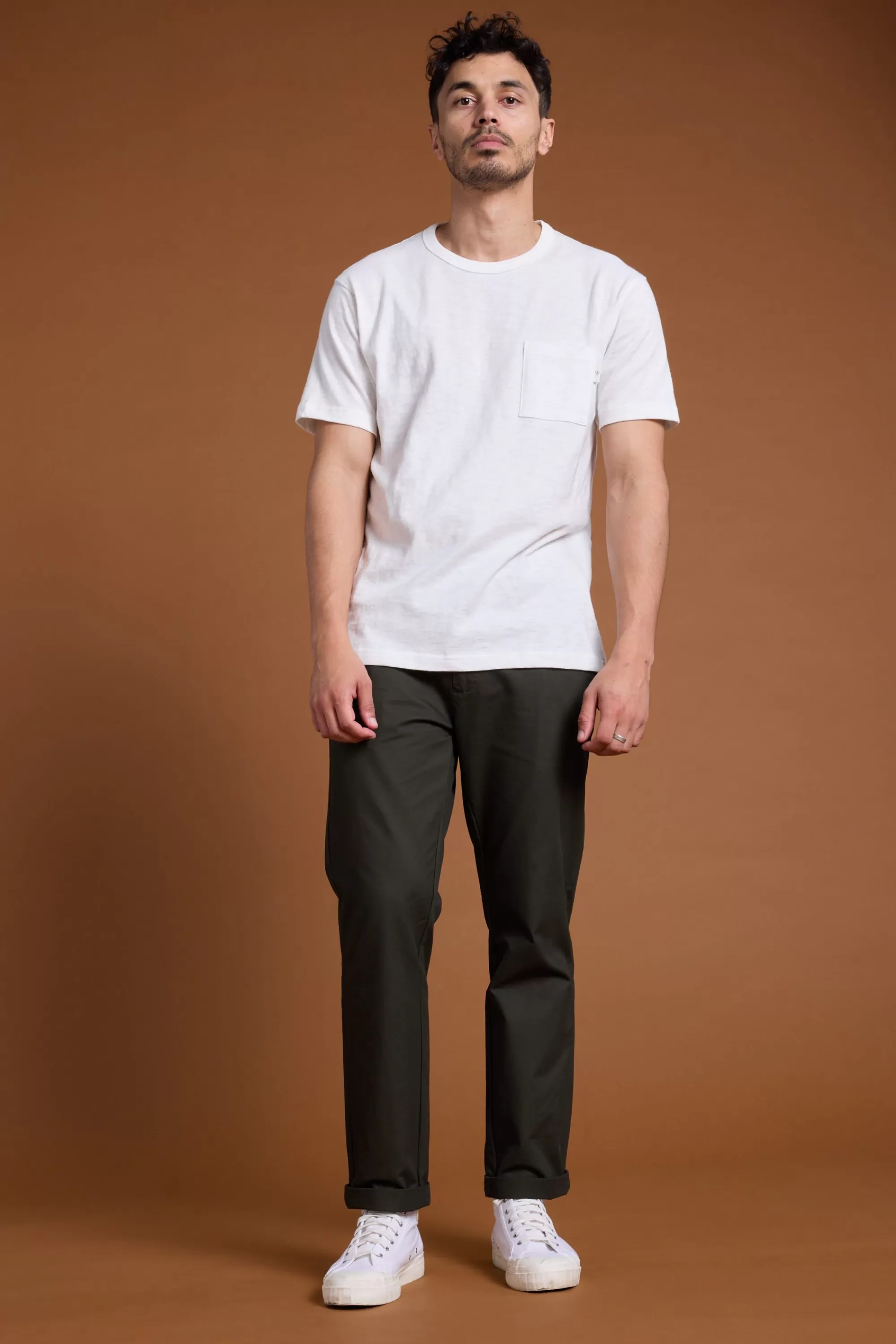 Barkers Essential Tees^Anderson Slub Tee WHITE