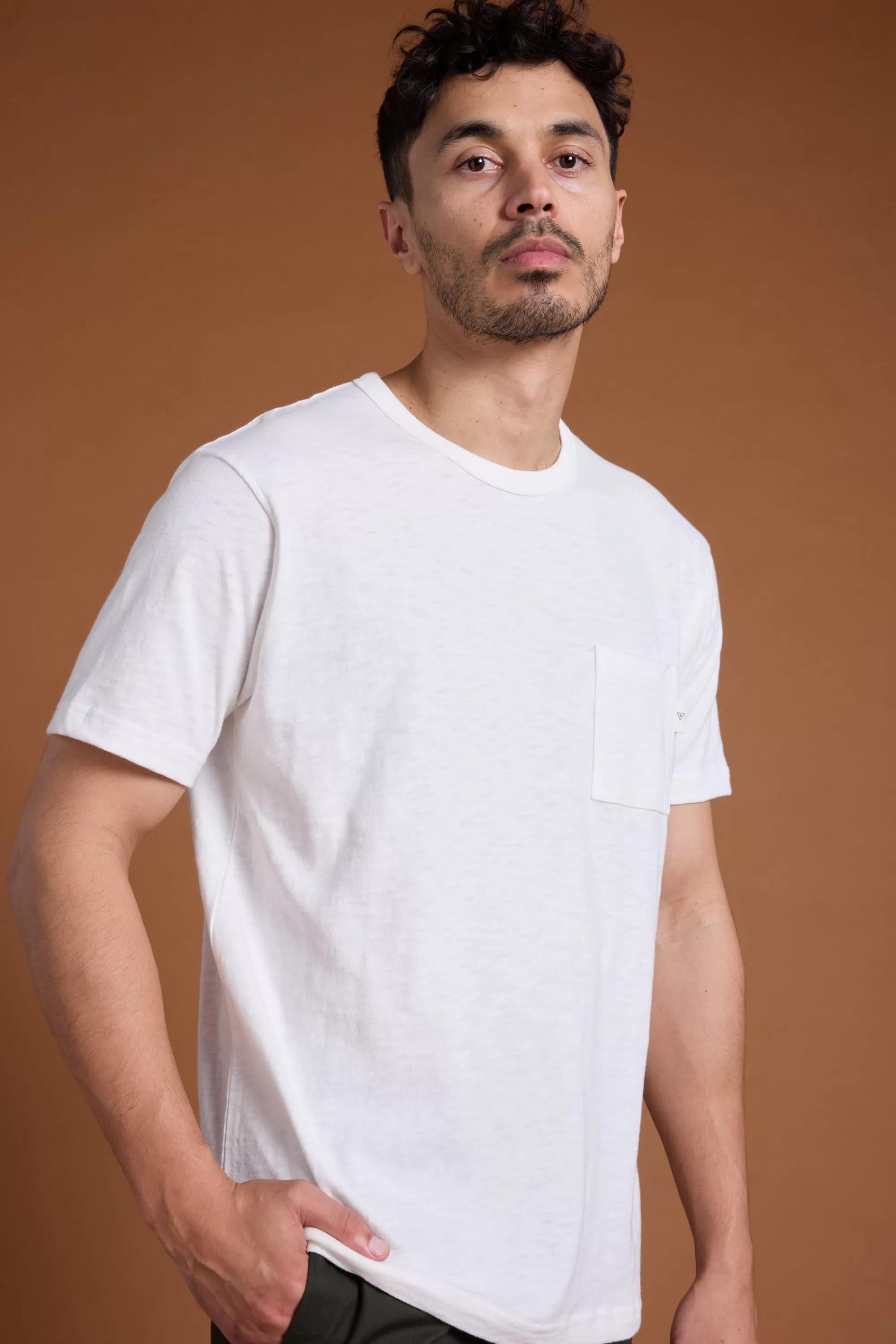 Barkers Essential Tees^Anderson Slub Tee WHITE