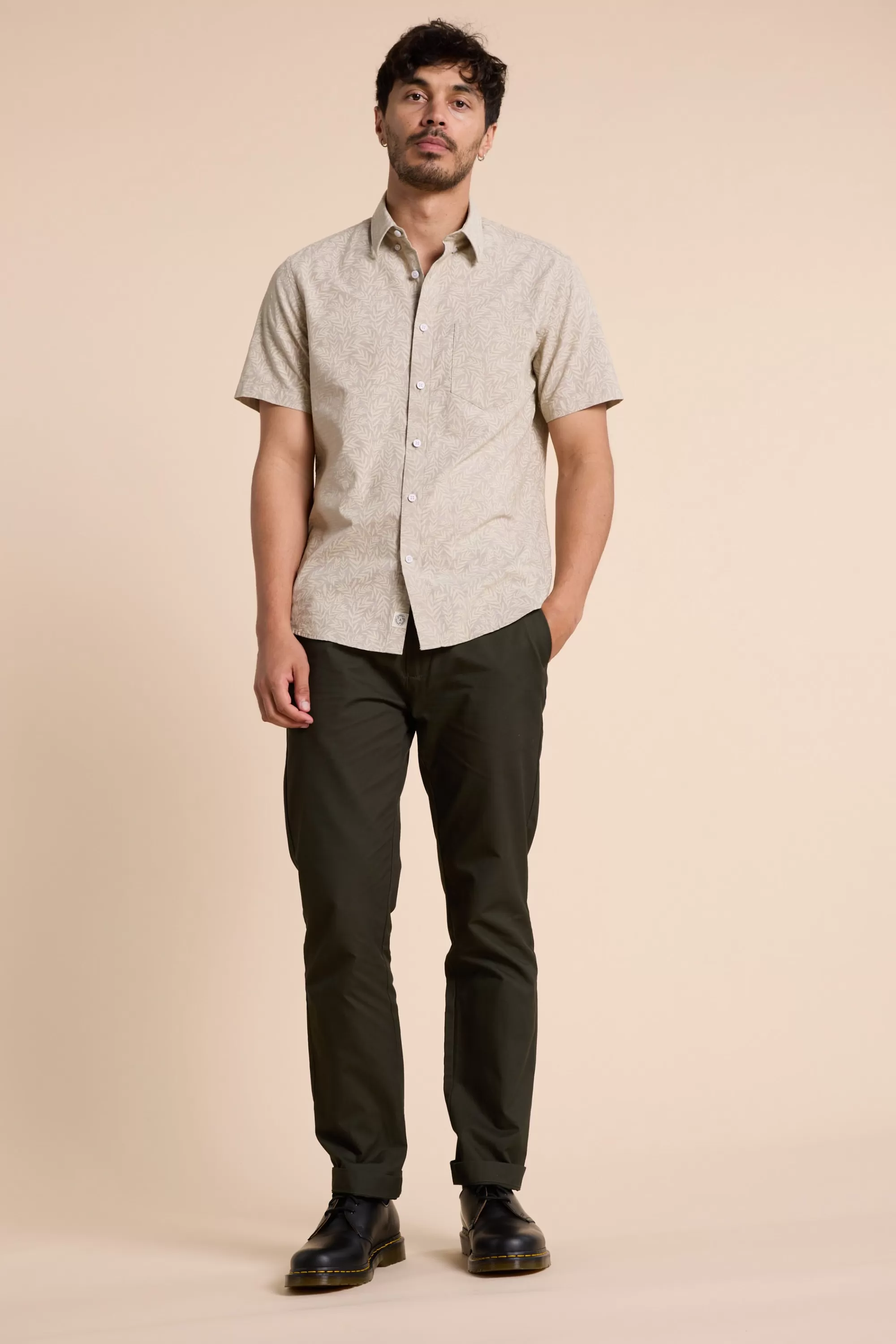 Barkers Casual Shirts | Casual Shirts^Ballenton Print Shirt NATURAL