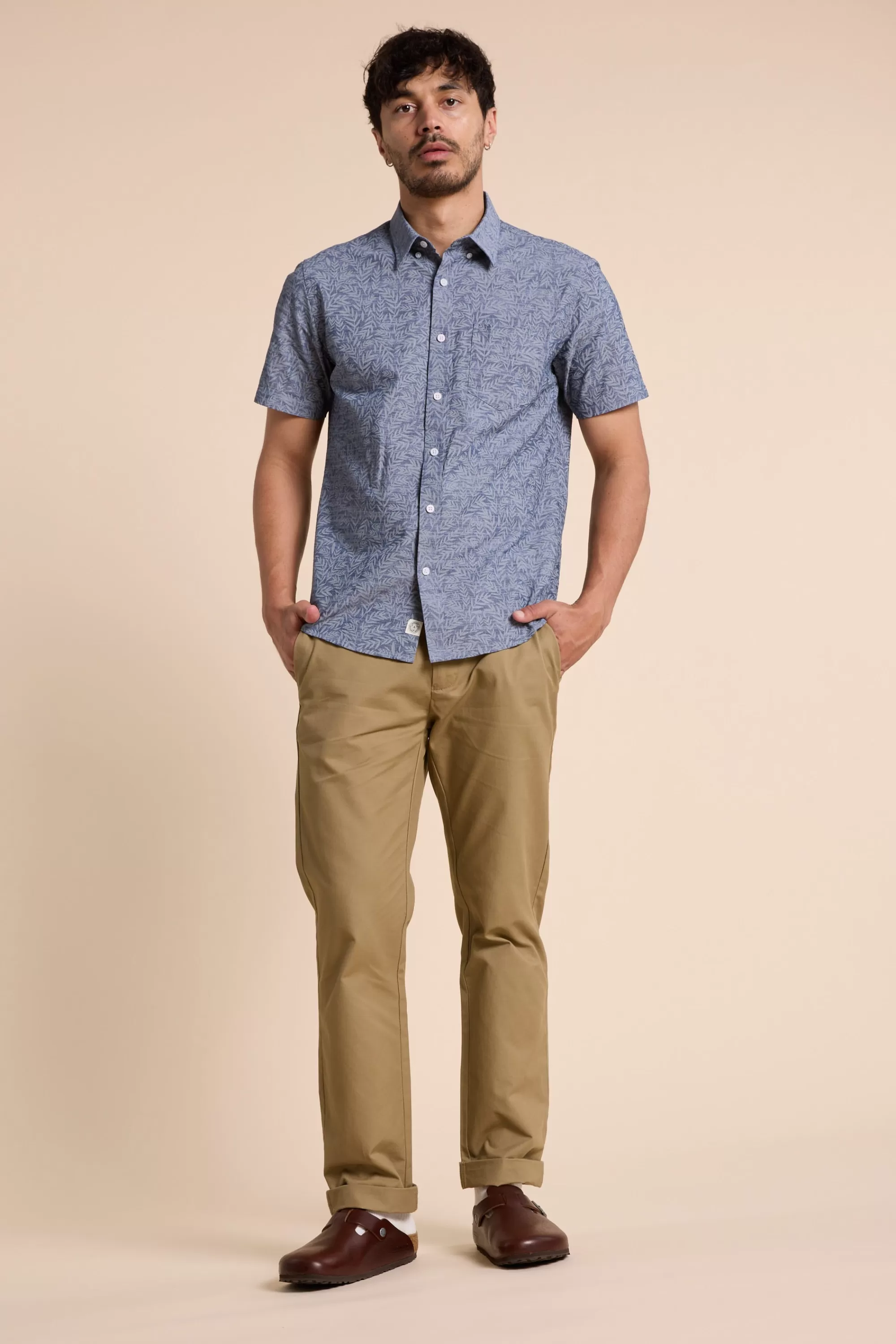 Barkers Casual Shirts | Casual Shirts^Ballenton Print Shirt NAVY