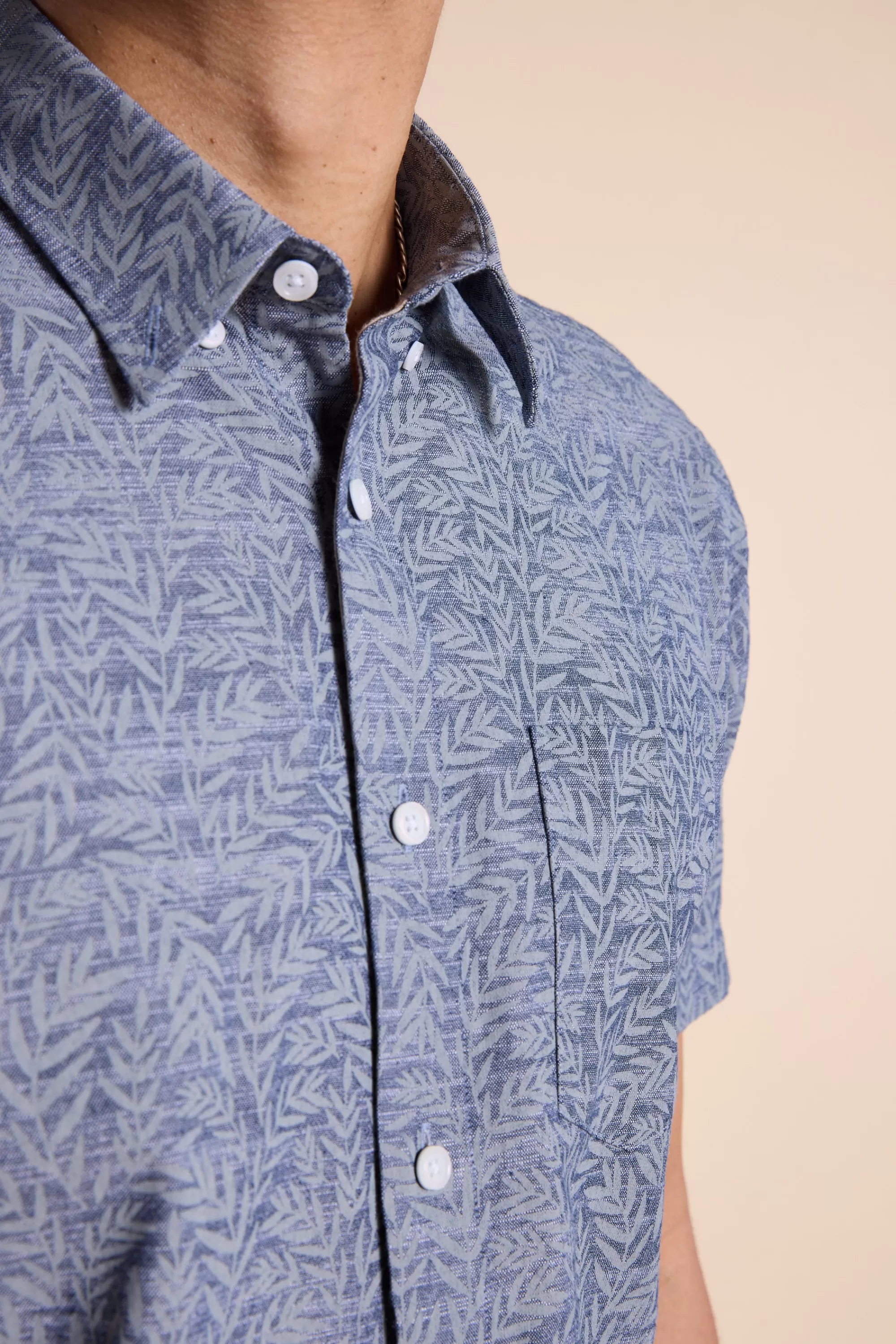 Barkers Casual Shirts | Casual Shirts^Ballenton Print Shirt NAVY