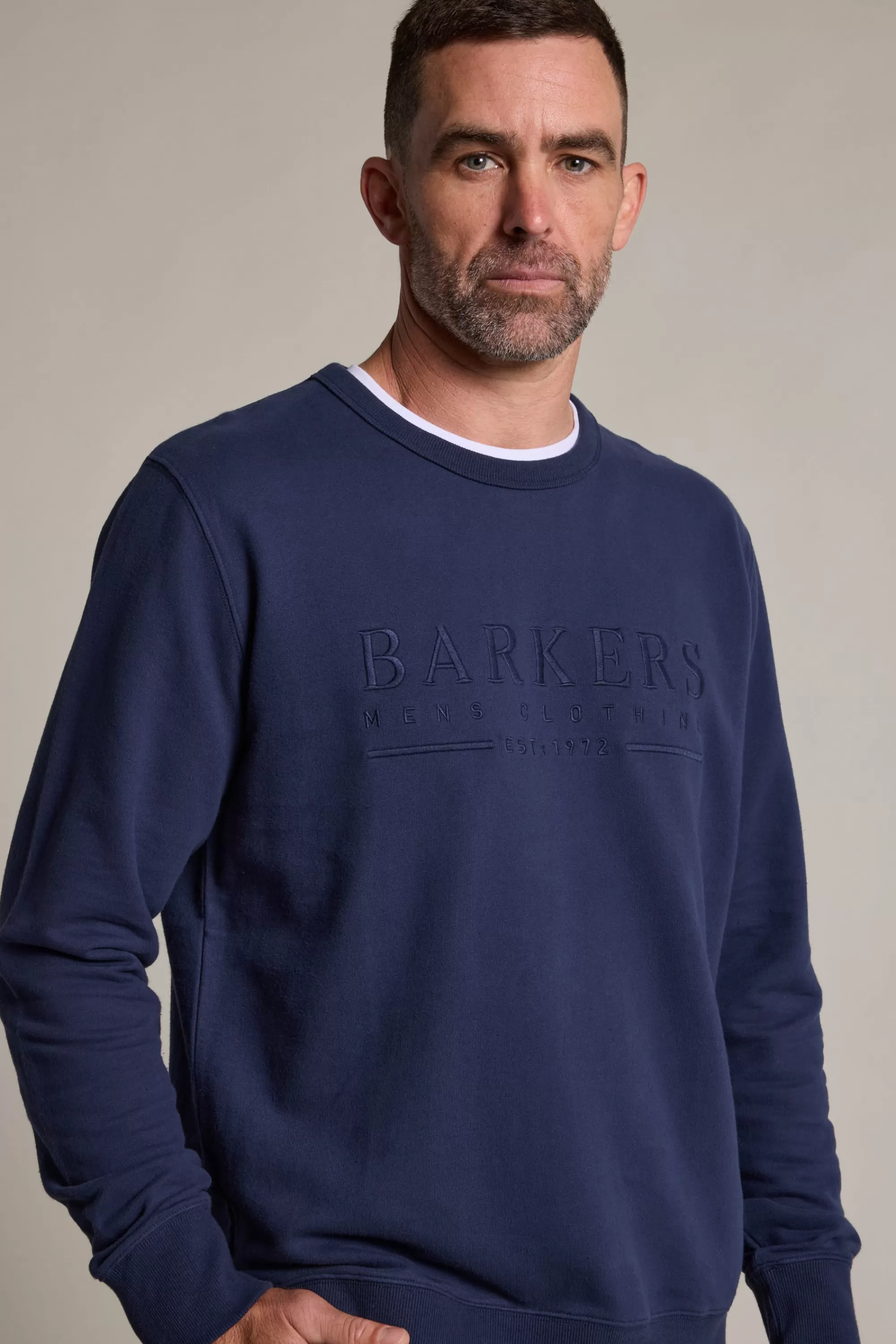 Barkers Sweatshirts & Hoodies^ Heritage Crew NAVY