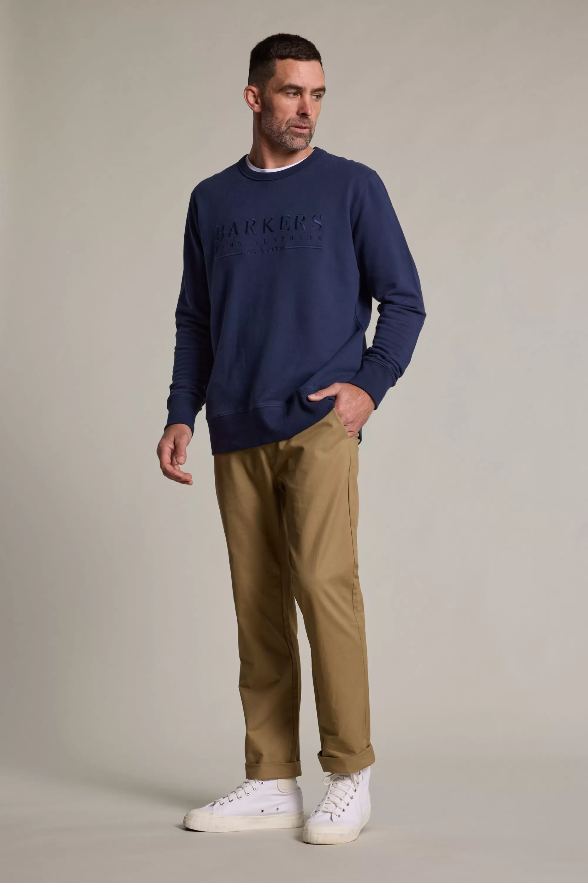 Barkers Sweatshirts & Hoodies^ Heritage Crew NAVY