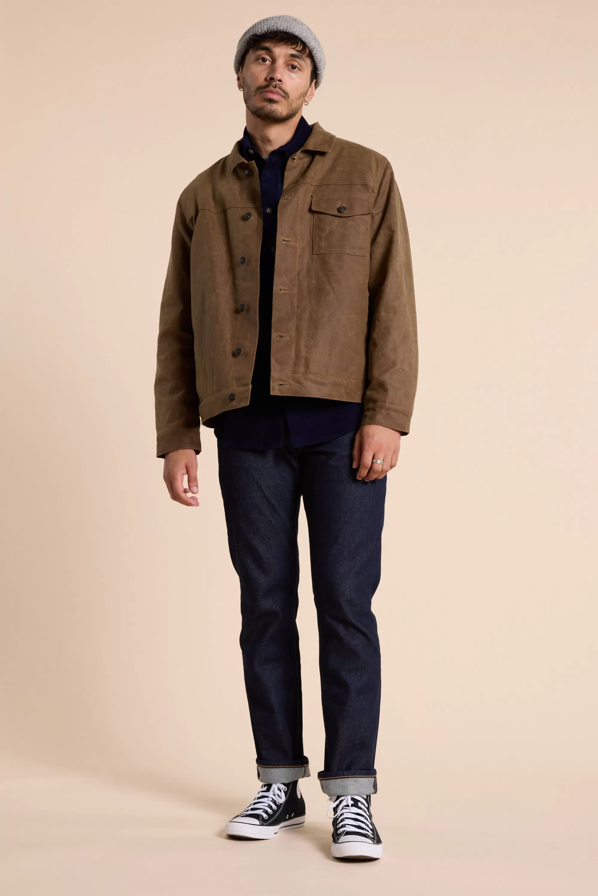 Barkers Jackets & Coats^Benson Waxed Cotton Jacket DARK TOBACCO