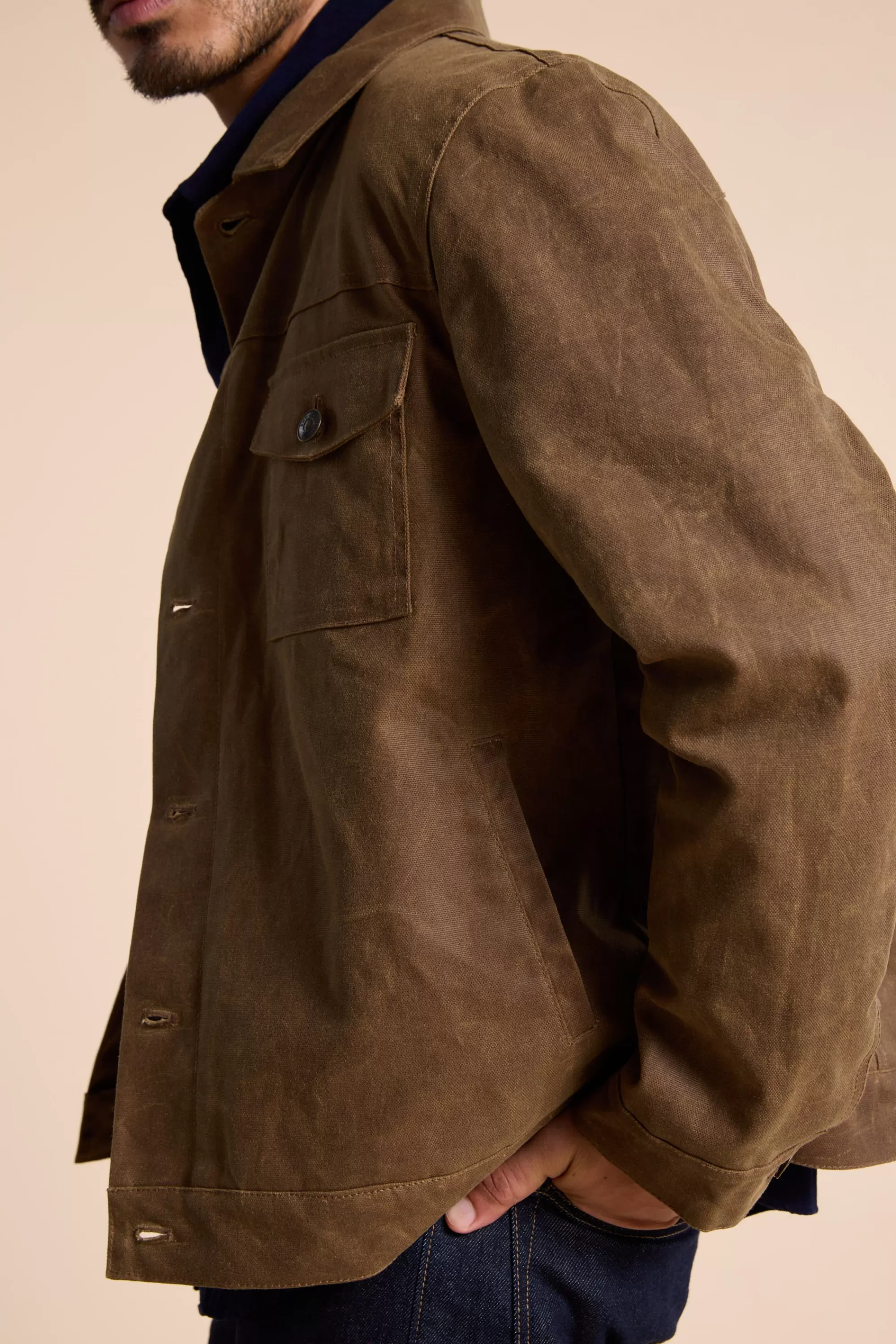 Barkers Jackets & Coats^Benson Waxed Cotton Jacket DARK TOBACCO