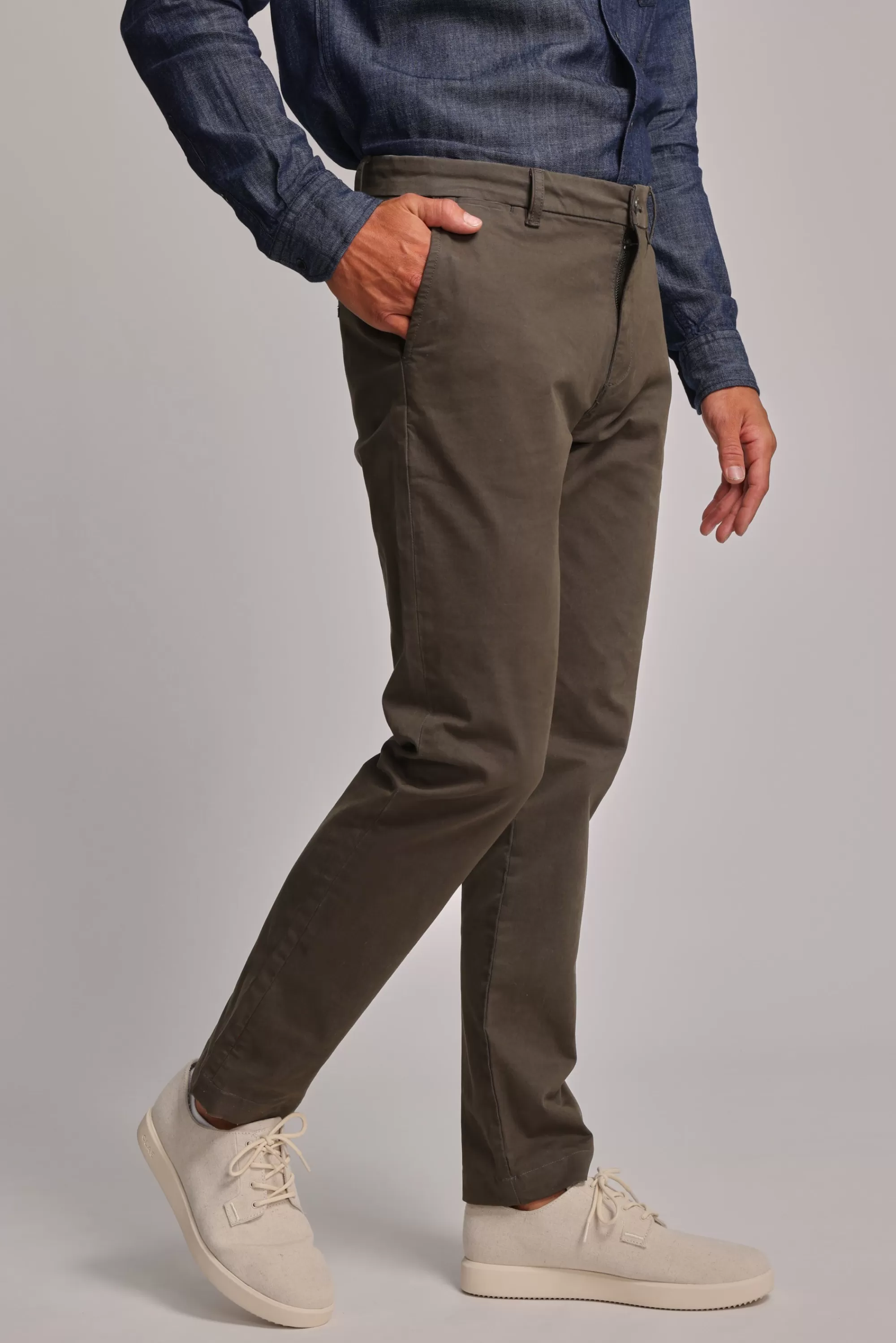 Barkers Straight Fit Pants | Tapered & Slim Fit Pants^Carnaby Chino OLIVE