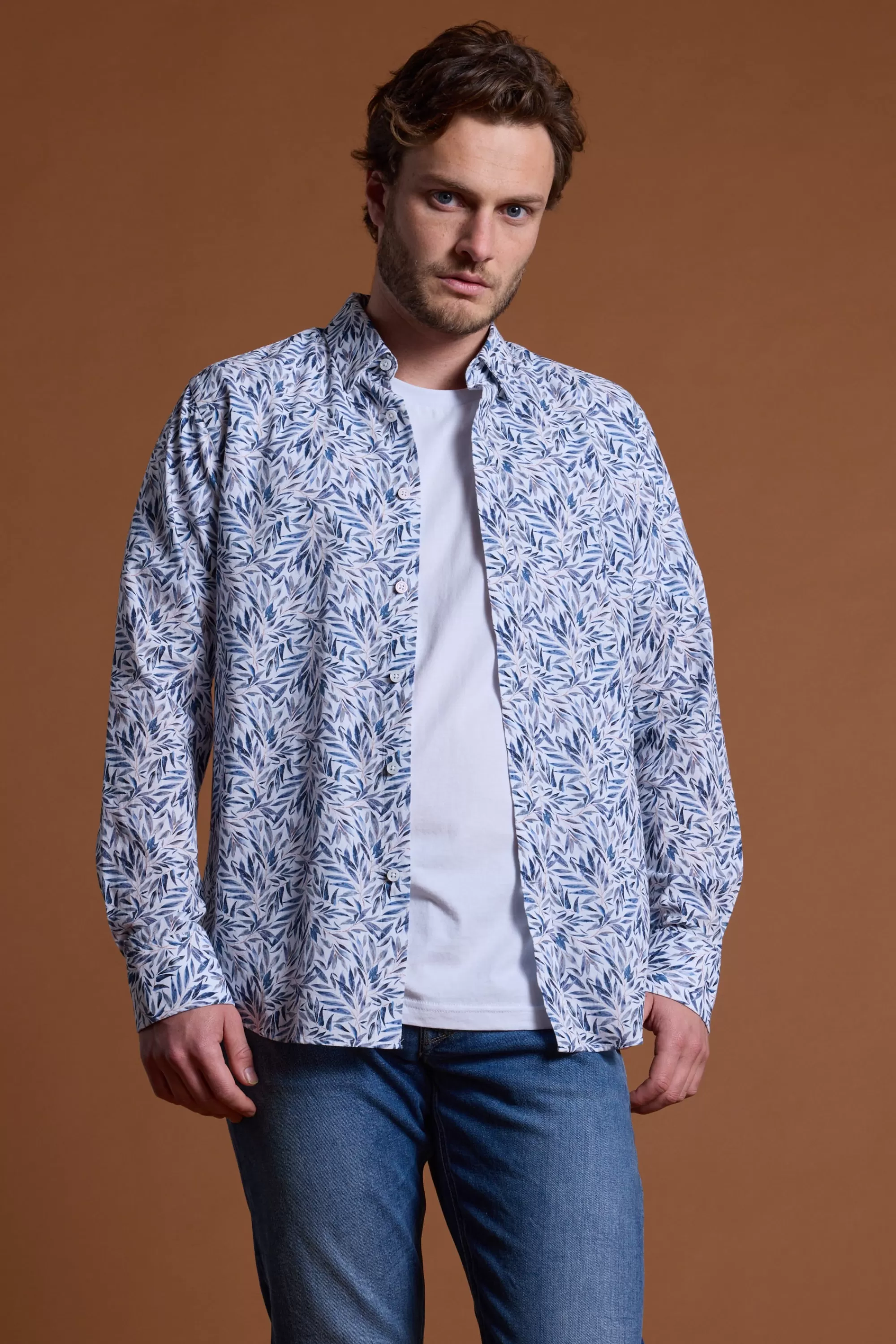 Barkers Long Sleeve | Long Sleeve Shirts^Chisel Print Shirt