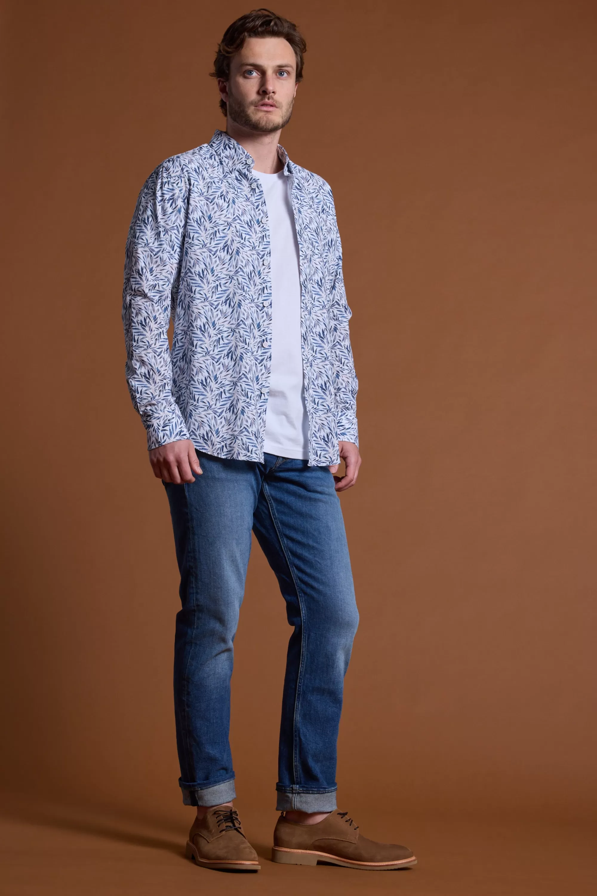 Barkers Long Sleeve | Long Sleeve Shirts^Chisel Print Shirt