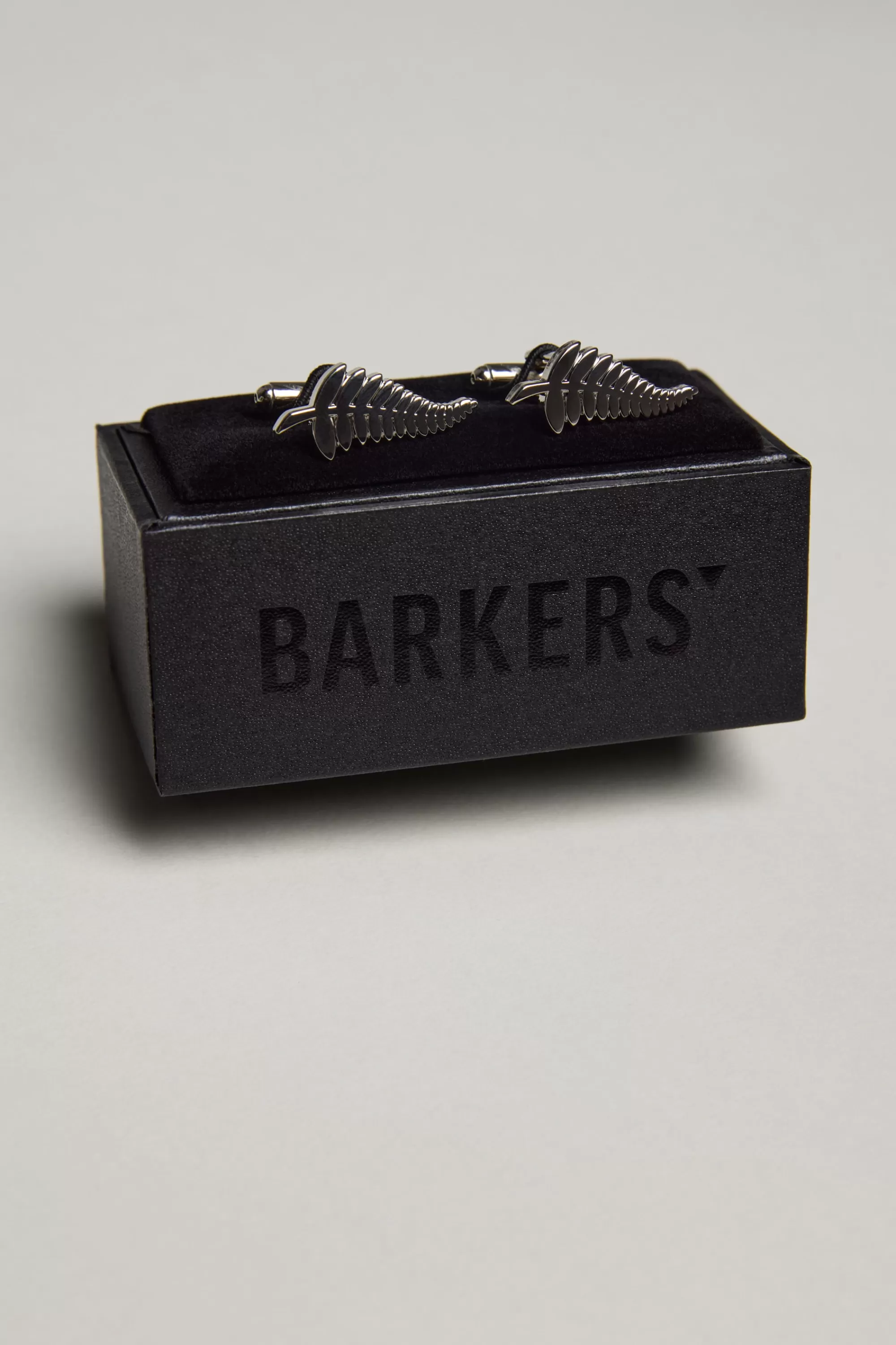 Barkers Cufflinks & Clips | Suiting Accessories^Classic Silver Fern Cufflink