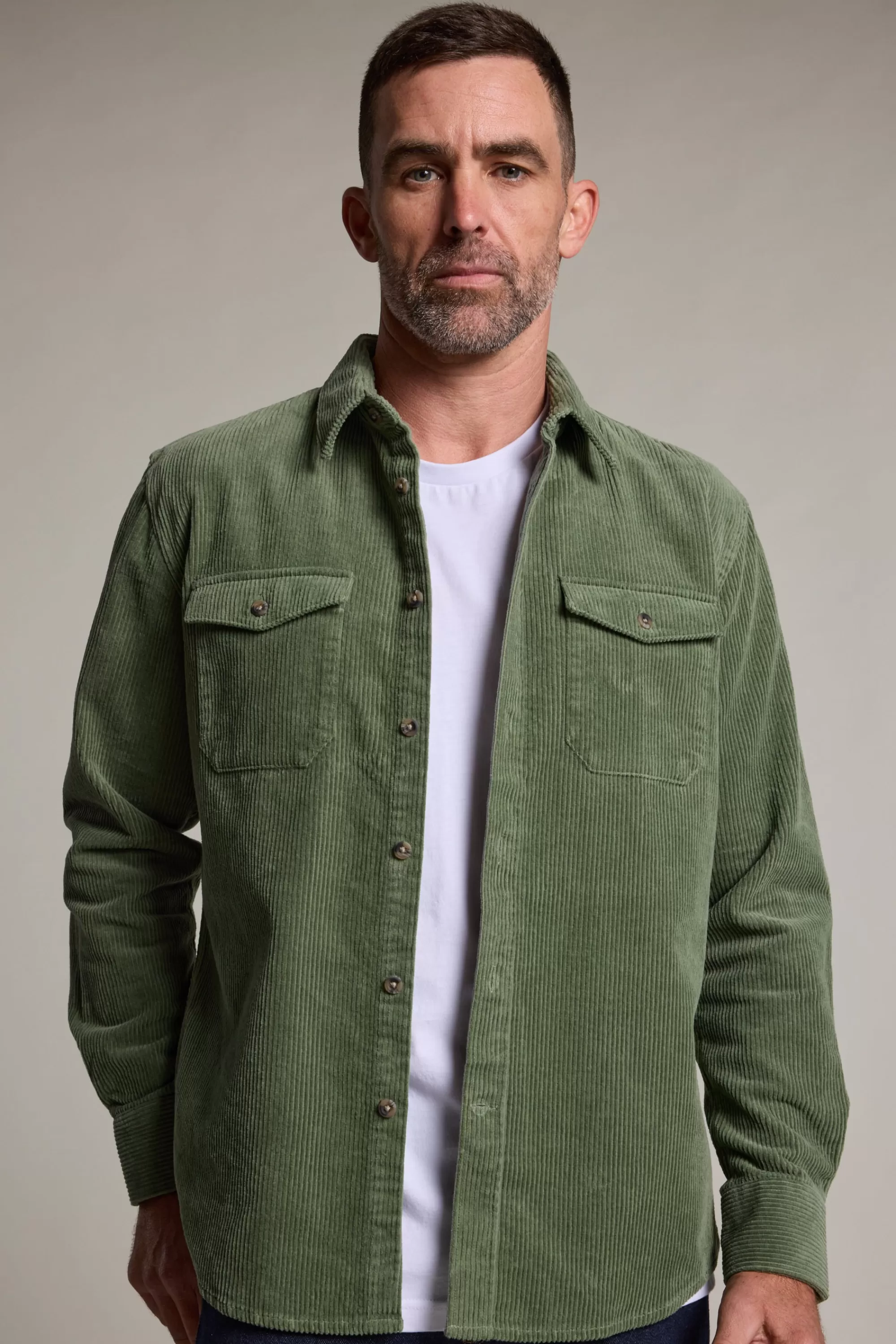 Barkers Casual Shirts | Casual Shirts^Danesbury Cord Overshirt