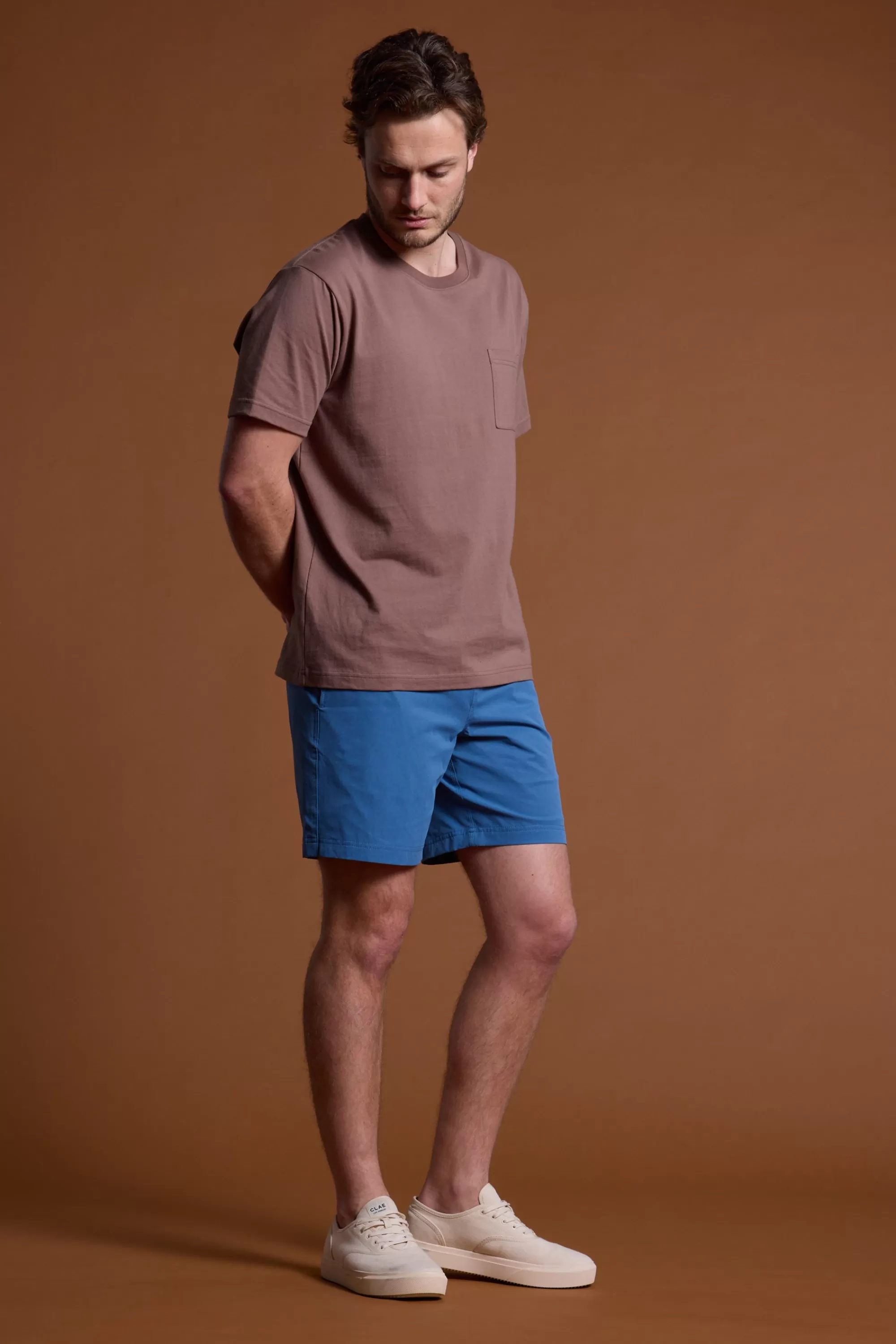 Barkers Shorts^Davis Weekend Short BLUE