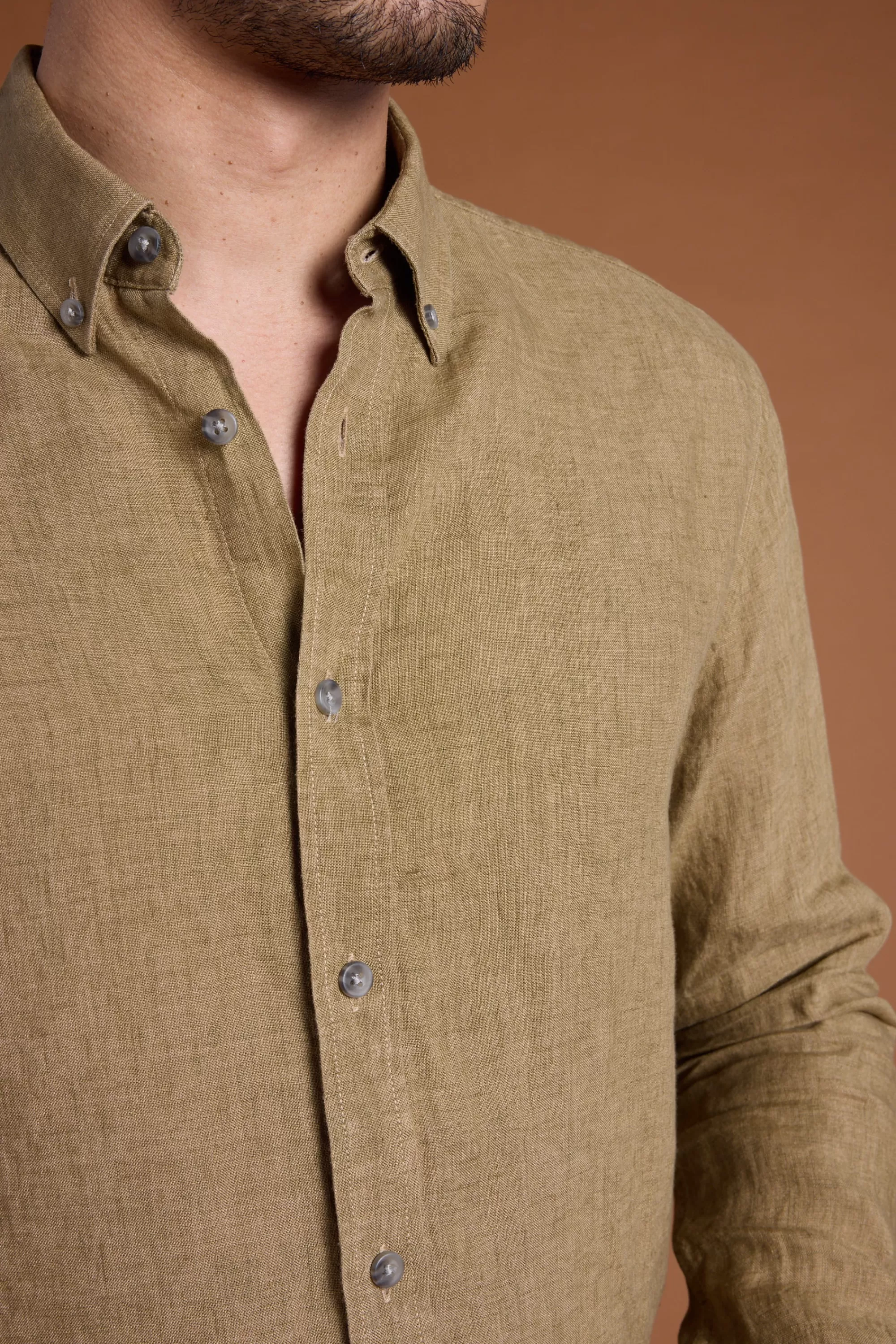 Barkers Casual Shirts | Casual Shirts^Dorset Linen Shirt CAMEL