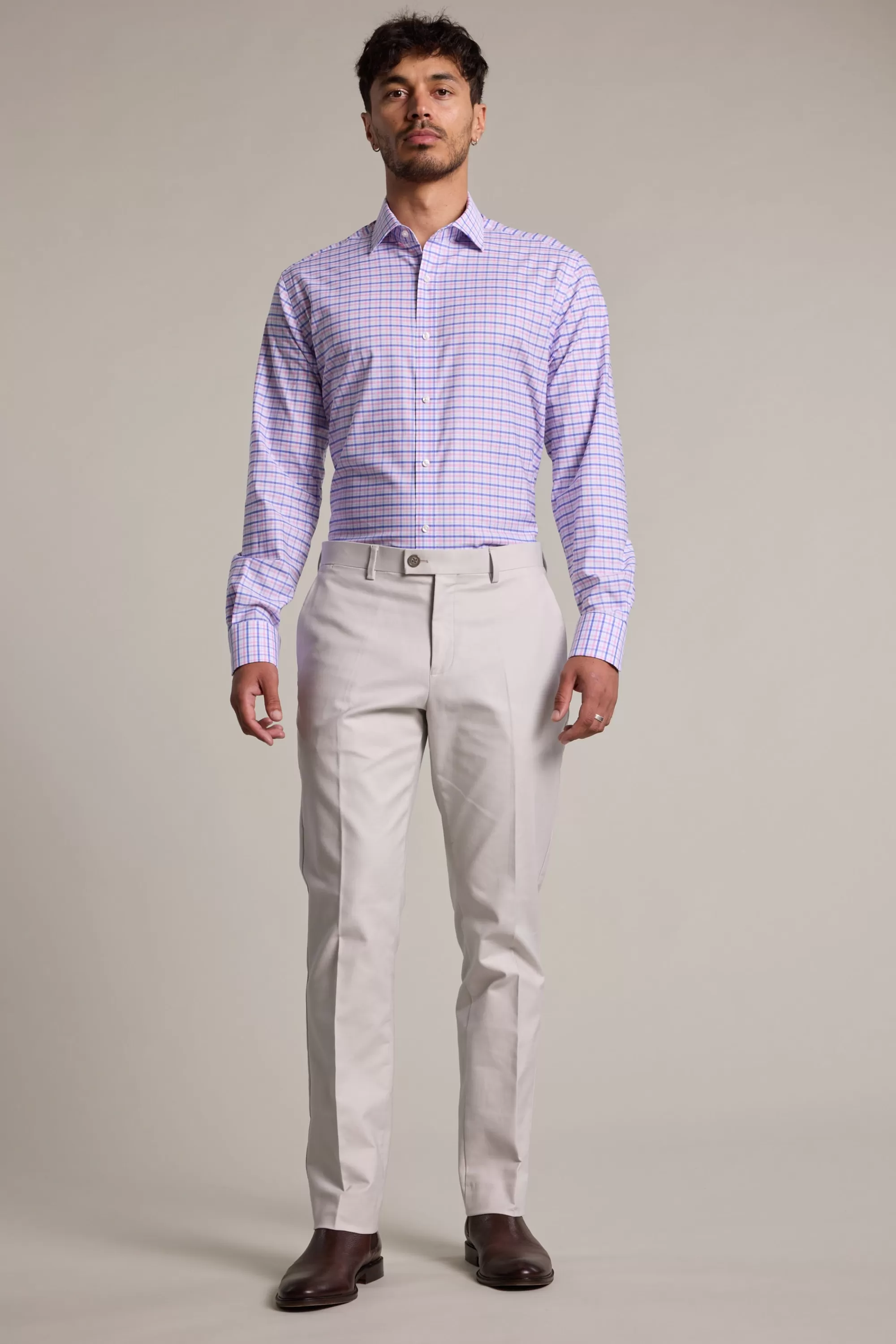 Barkers Classic Fit Shirts | Classic Fit Shirts^Foster Check Buinesss Shirt