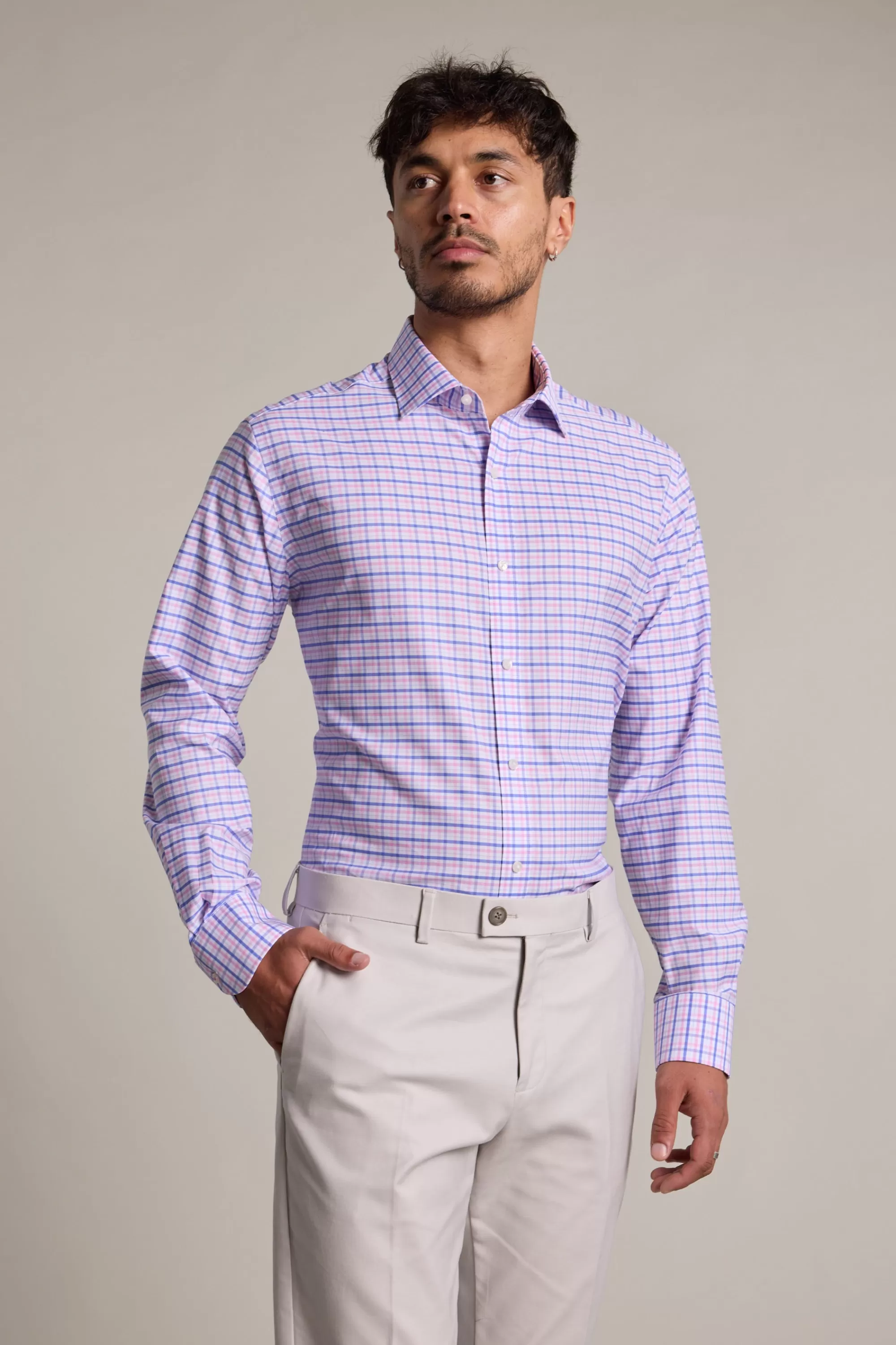 Barkers Classic Fit Shirts | Classic Fit Shirts^Foster Check Buinesss Shirt