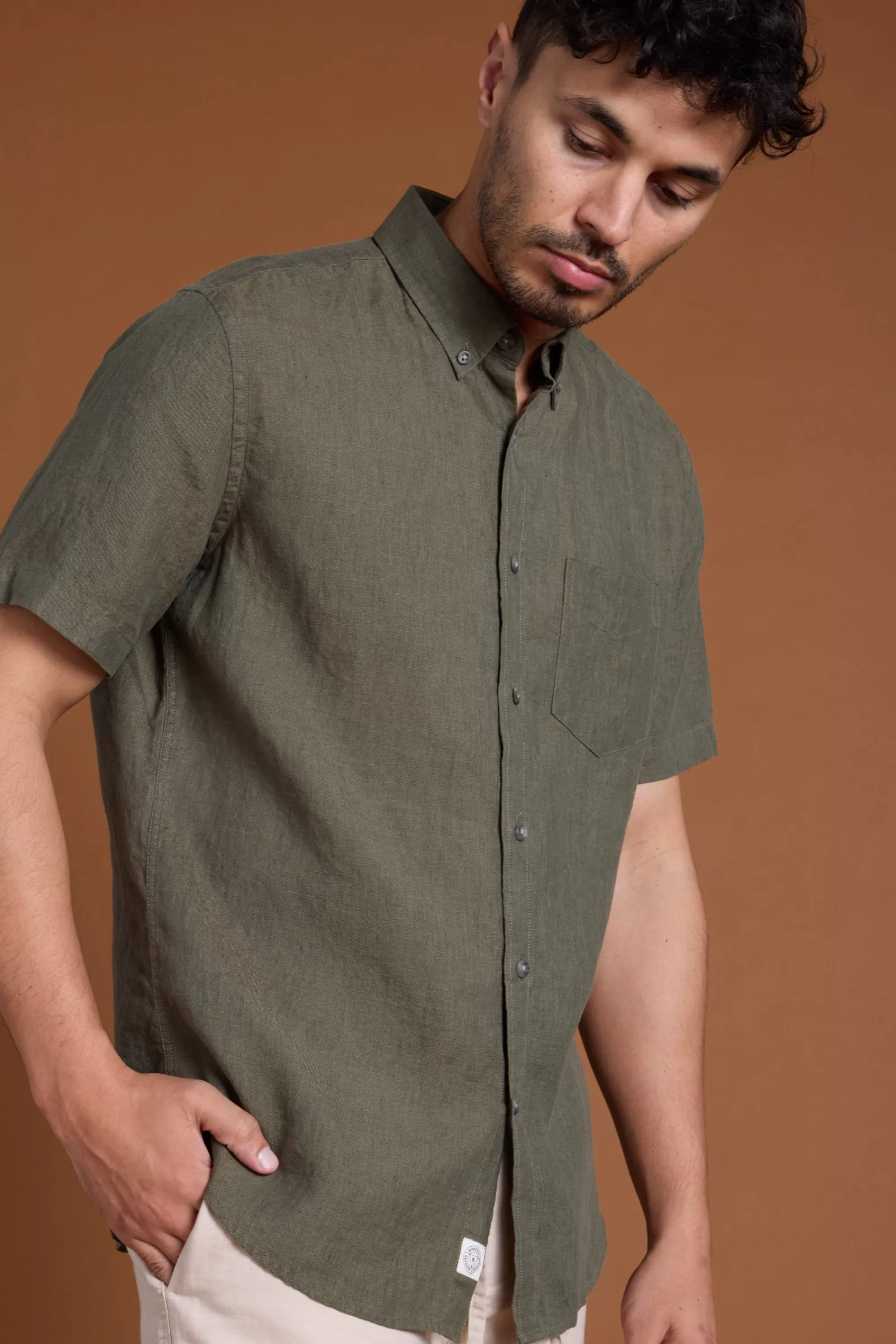 Barkers Casual Shirts | Casual Shirts^Gentry Linen Shirt GREEN