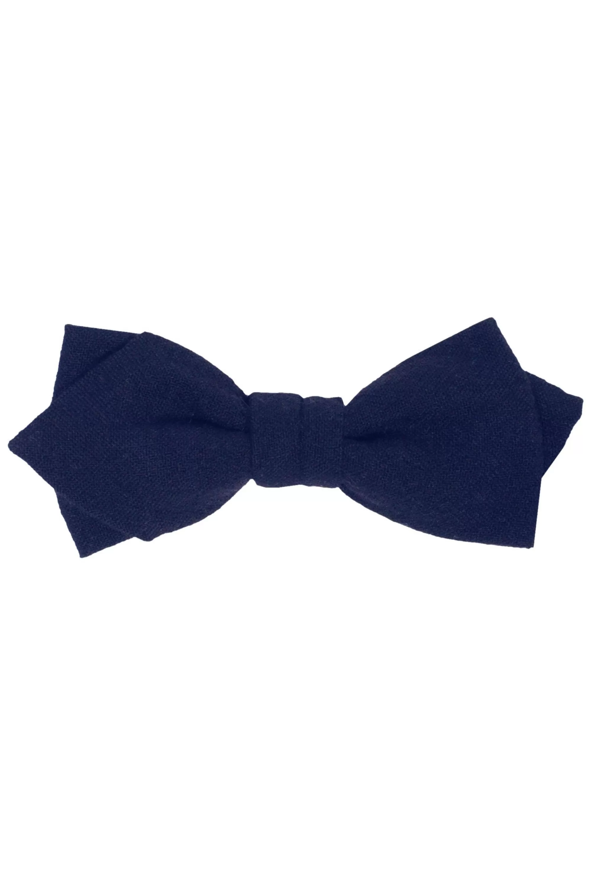 Barkers Ties & Bow Ties^Glenoch Woollen Bow Tie BLUE