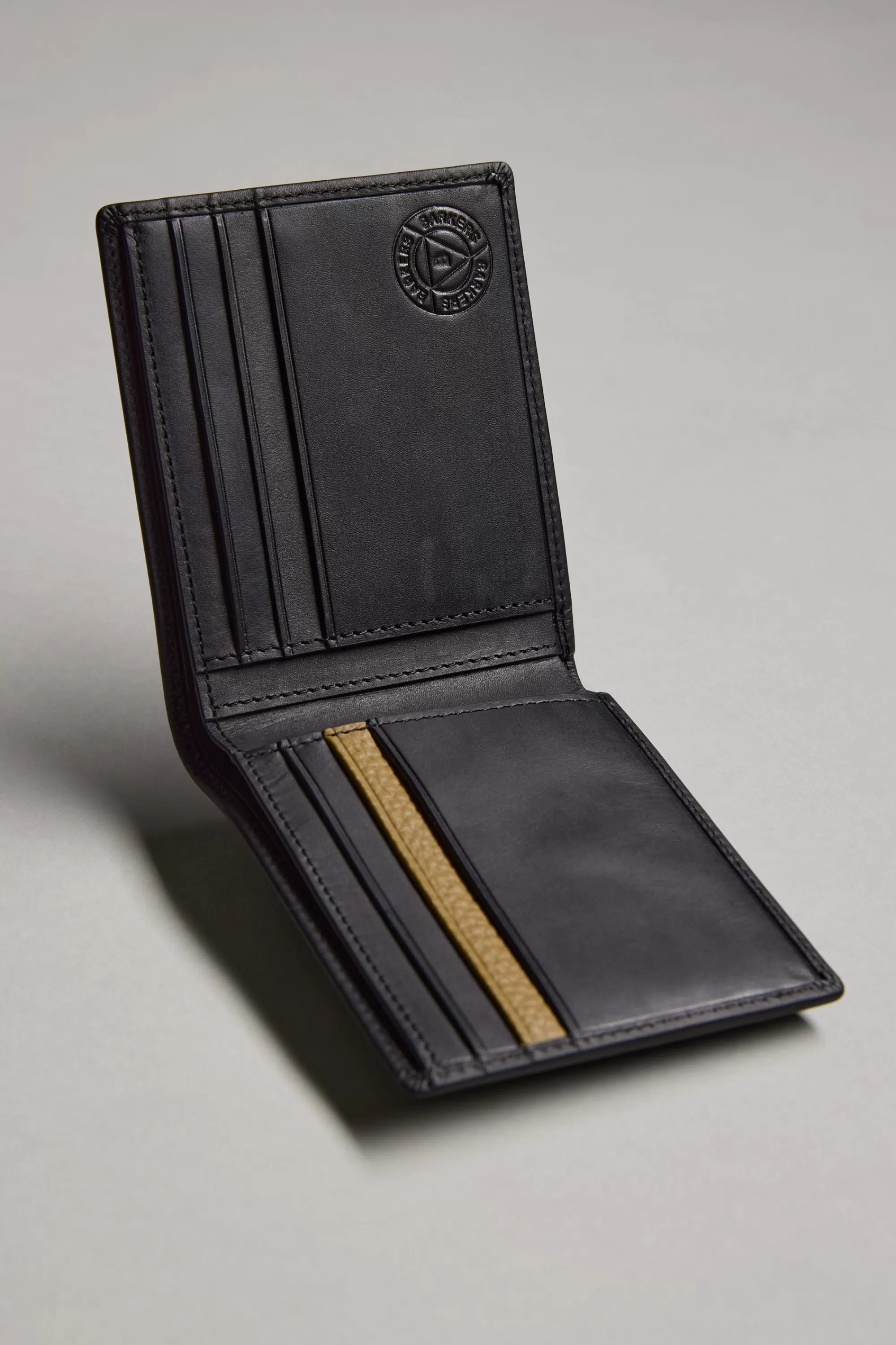 Barkers Leather Goods | Wallets^Harris Leather Fold Wallet BLACK