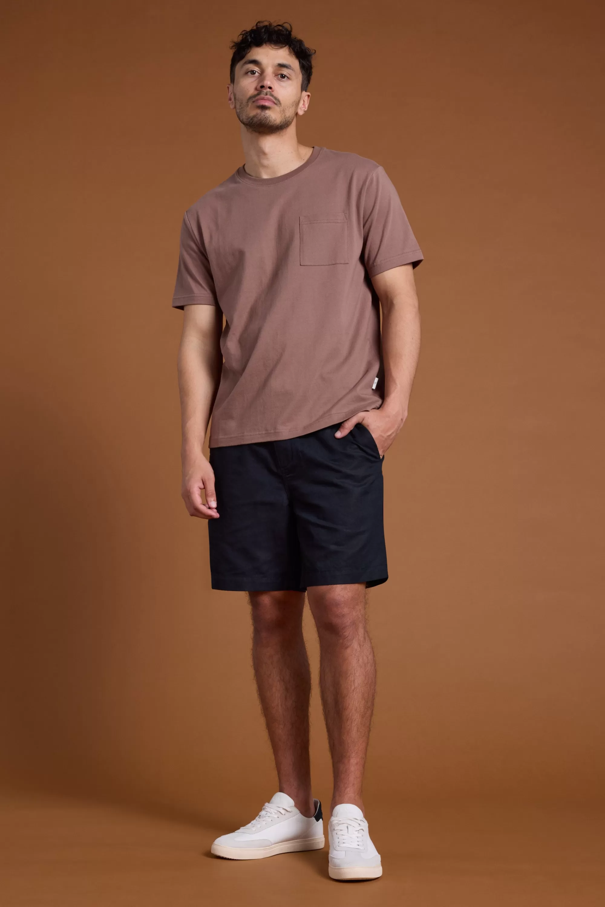 Barkers Shorts^Jasper Linen Weekend Short BLACK