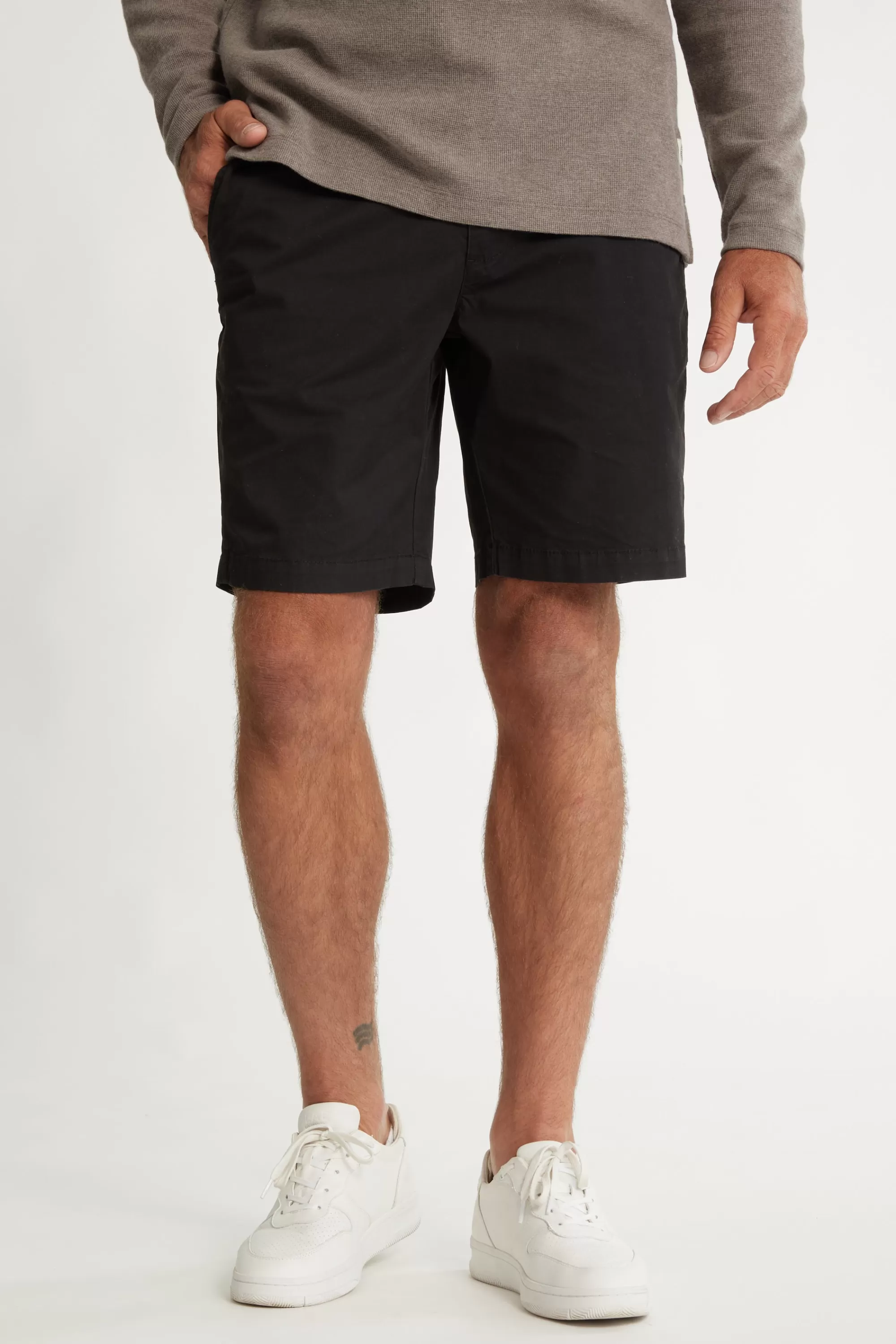 Barkers Shorts^Kingly Chino Short BLACK