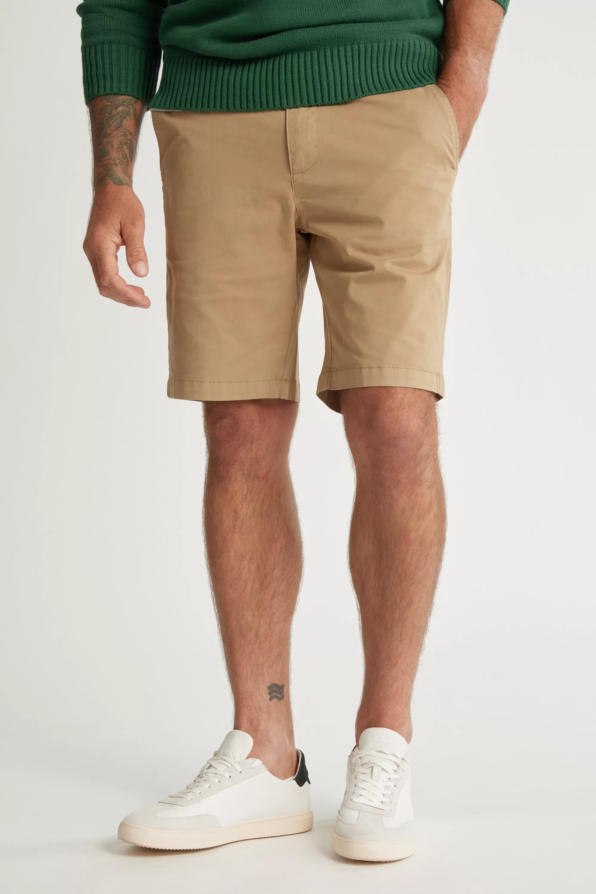 Barkers Shorts^Kingly Chino Short TAUPE