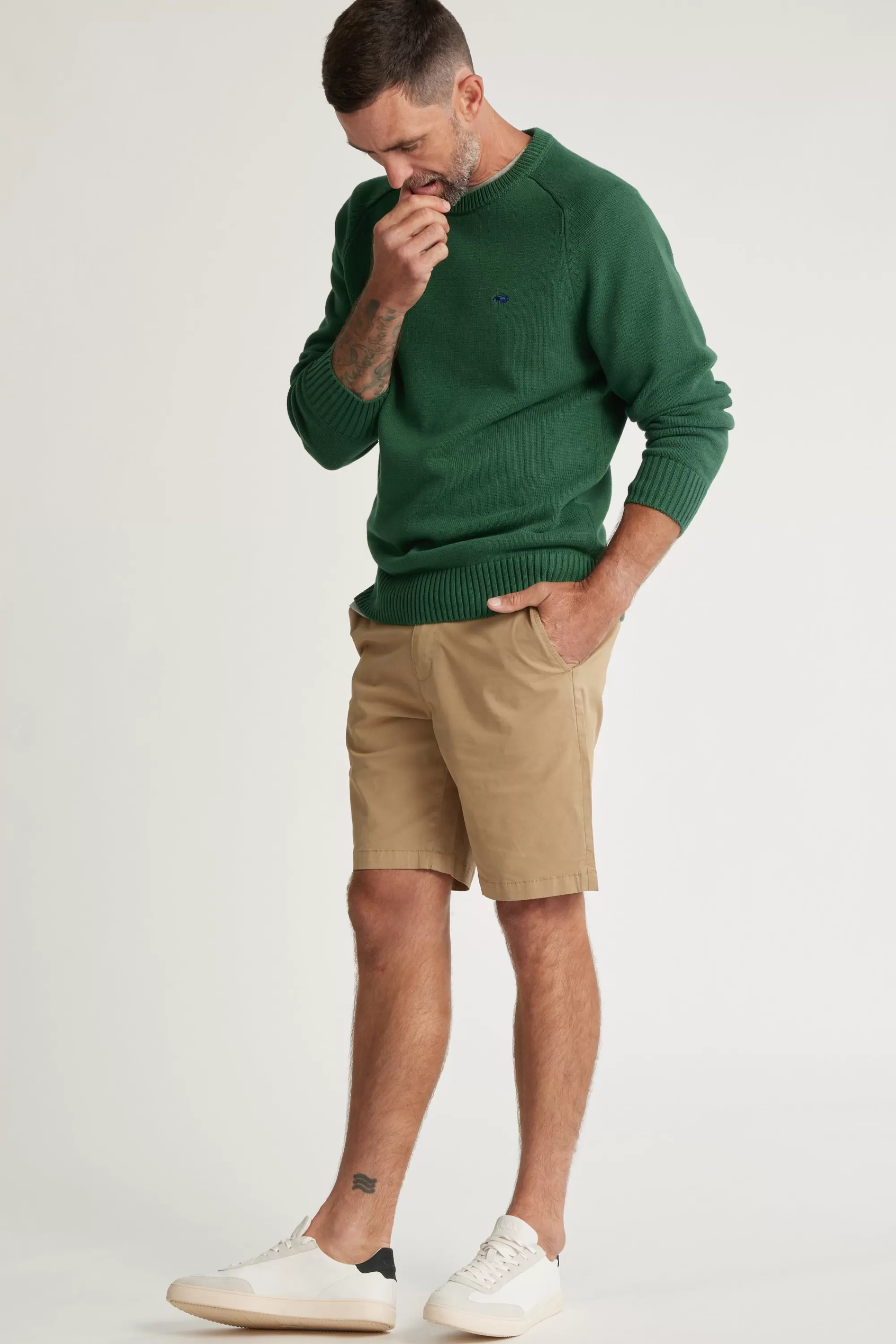 Barkers Shorts^Kingly Chino Short TAUPE