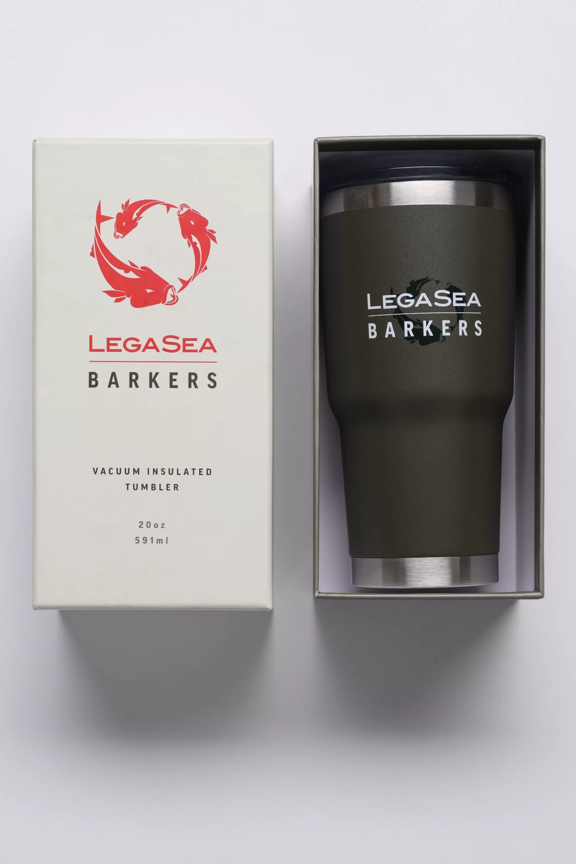 Barkers Drink Bottles & Flasks^Legasea 20oz Tumbler KHAKI