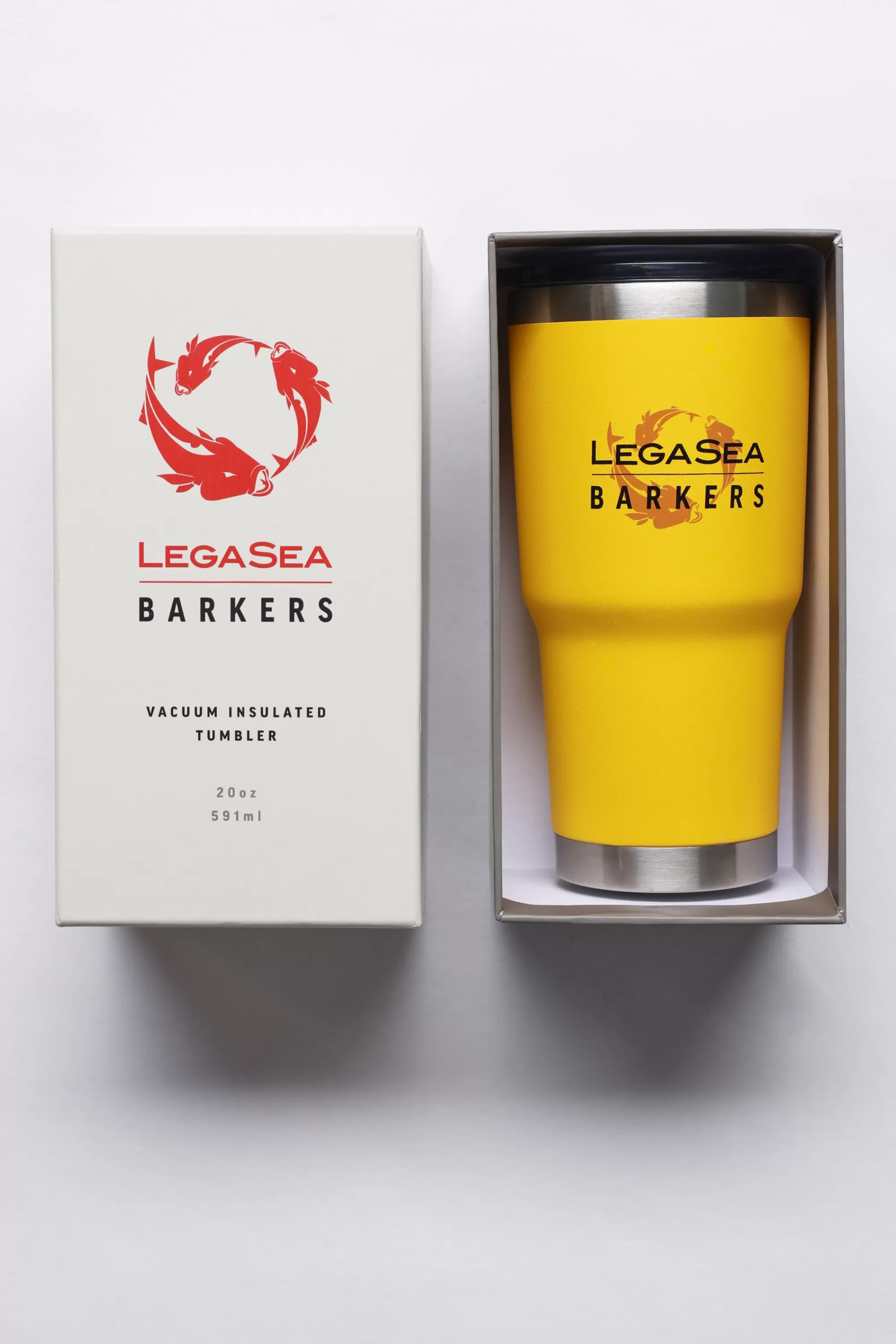 Barkers Drink Bottles & Flasks^Legasea 20oz Tumbler YELLOW