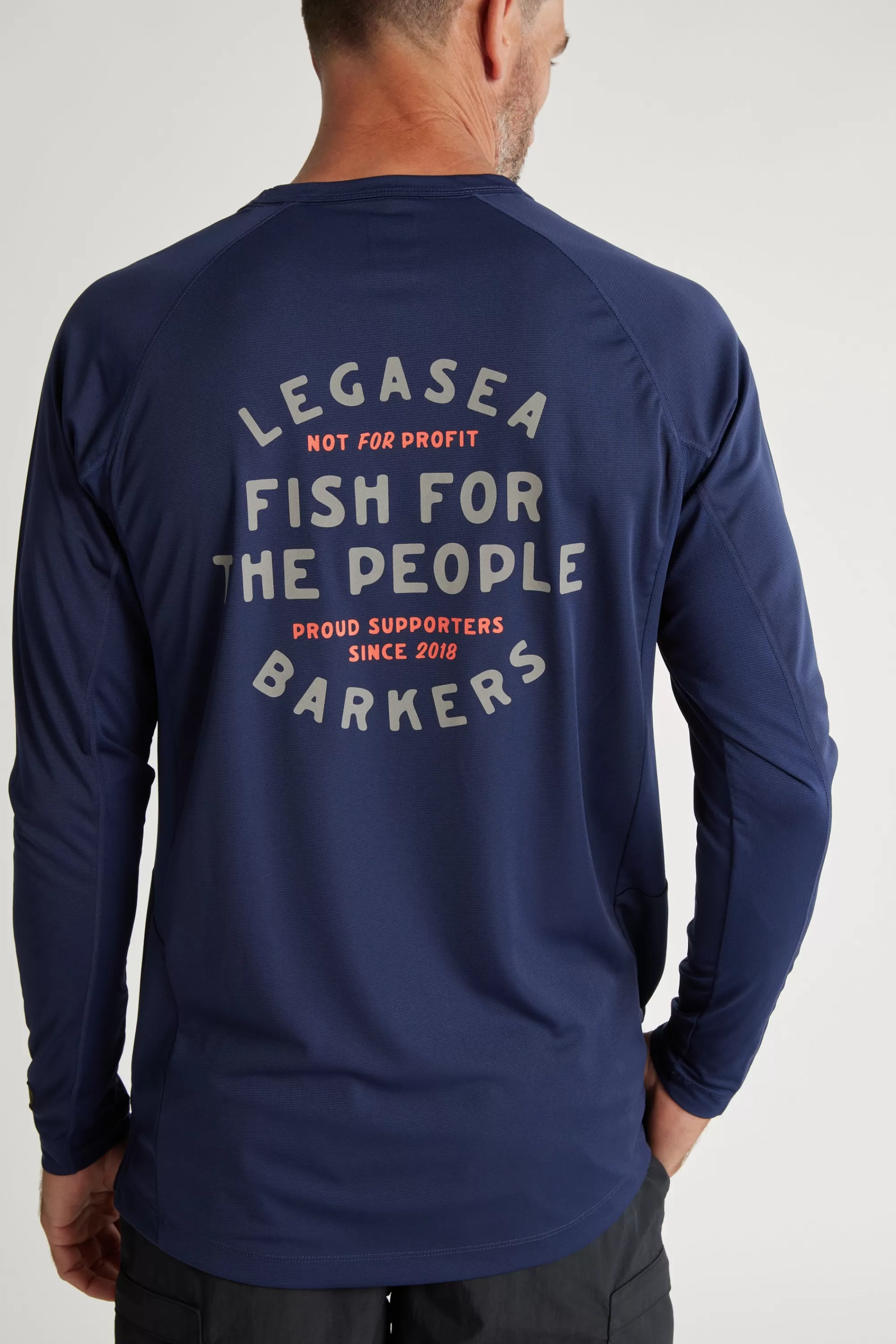 Barkers Graphic & Stripes^LegaSea Supporter UV Long Sleeve Tee