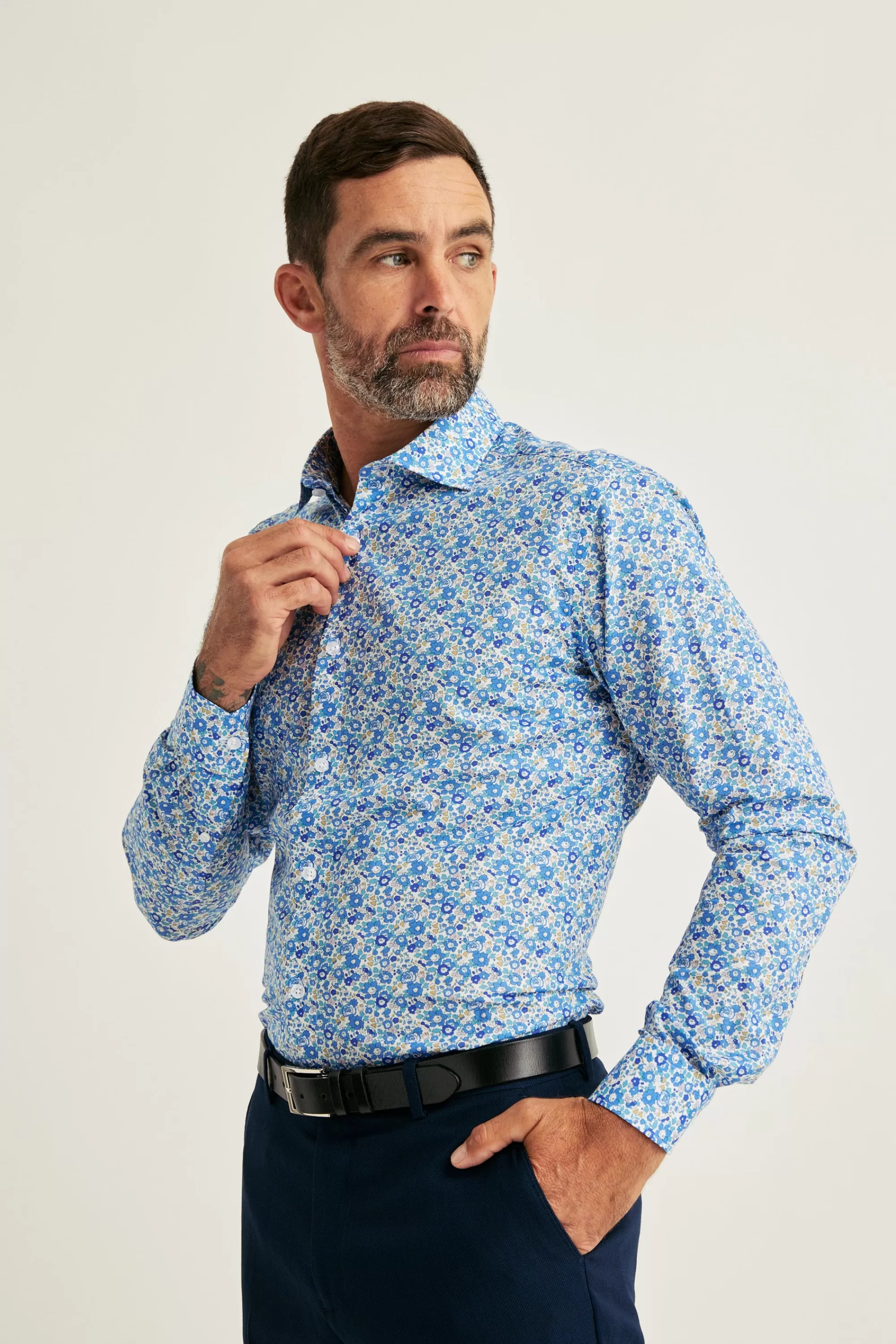 Barkers Tailored Fit Shirts | Tailored Fit Shirts^Liberty Betsy Ann Print Shirt