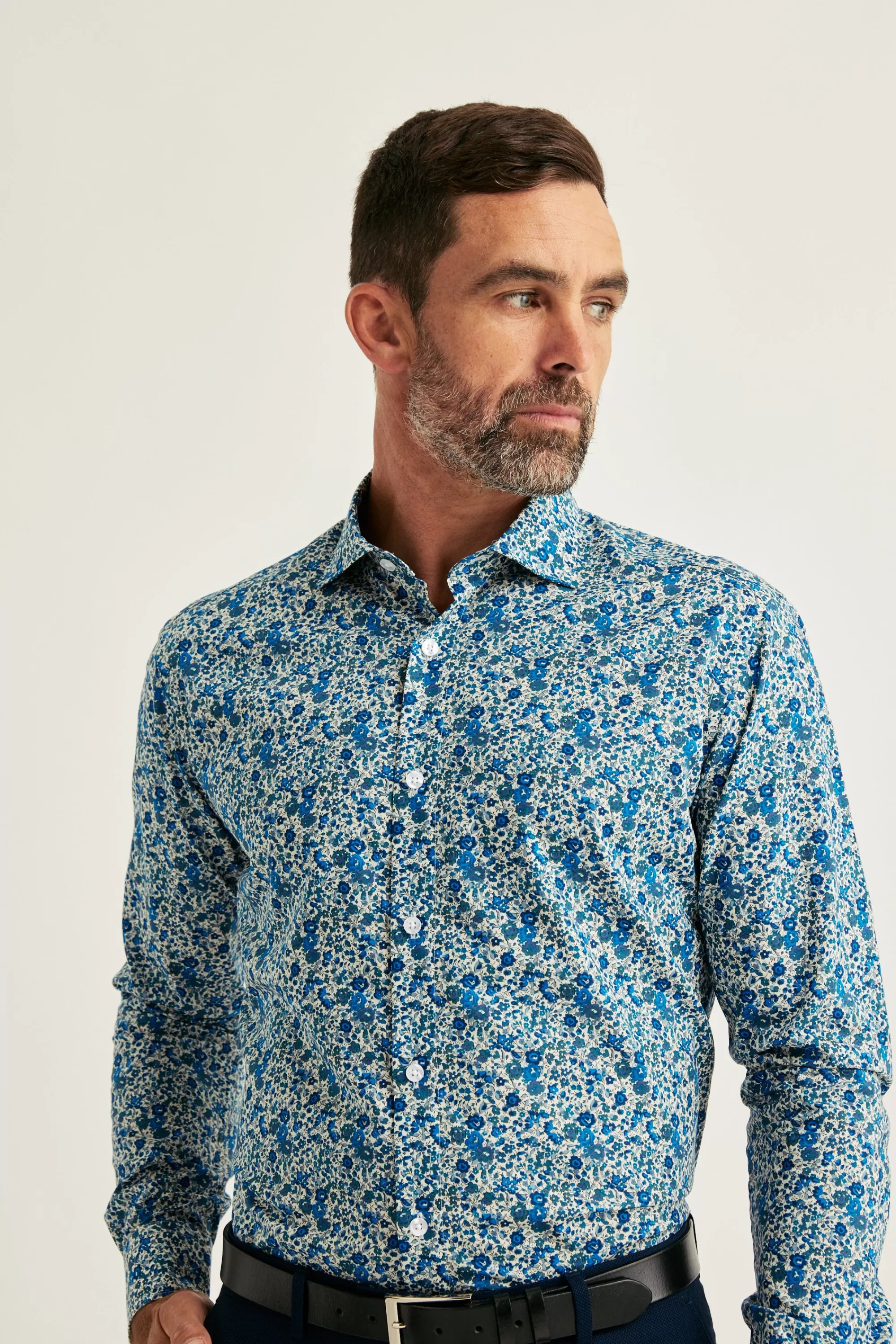 Barkers Tailored Fit Shirts | Tailored Fit Shirts^Liberty Emma And Georgina Print Shirt