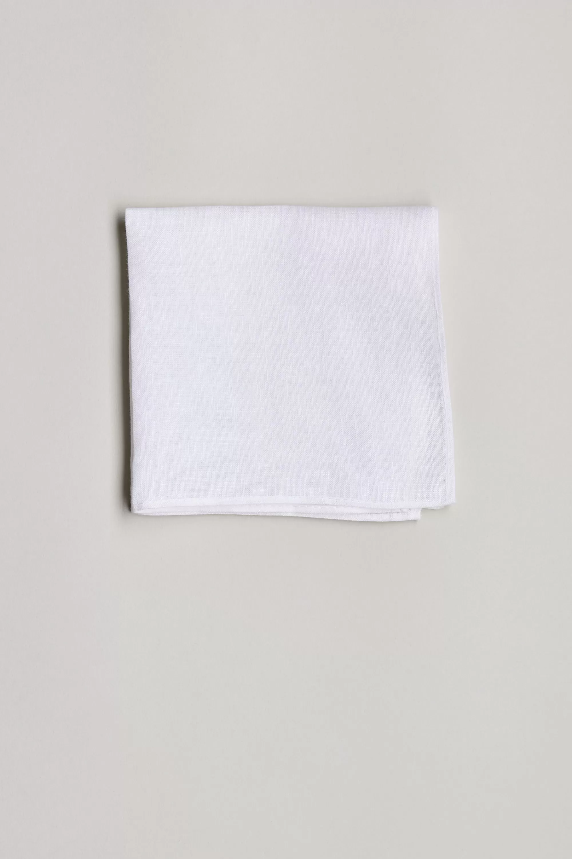 Barkers Pocket Squares | Suiting Accessories^Linen Pocket Square WHITE