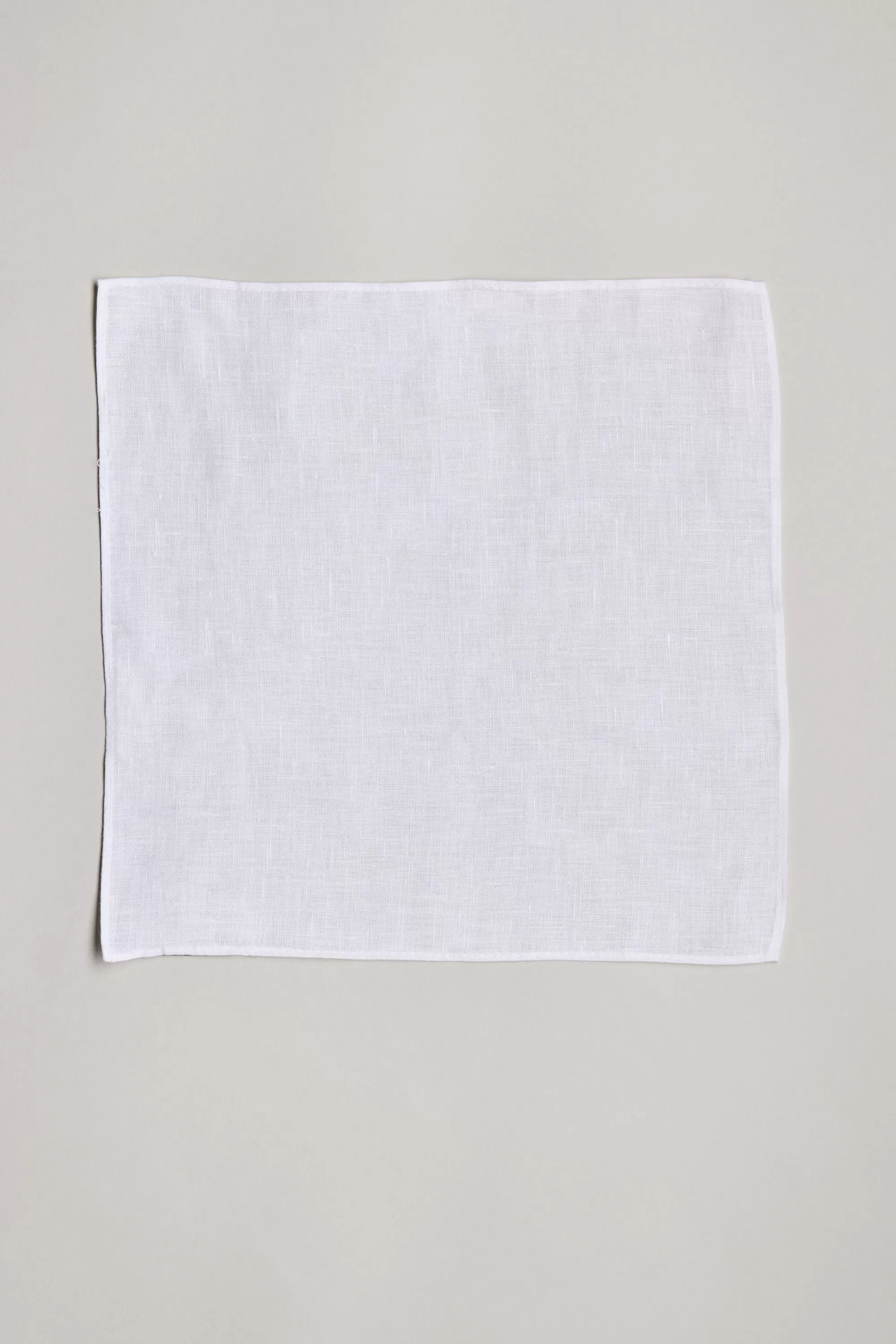 Barkers Pocket Squares | Suiting Accessories^Linen Pocket Square WHITE