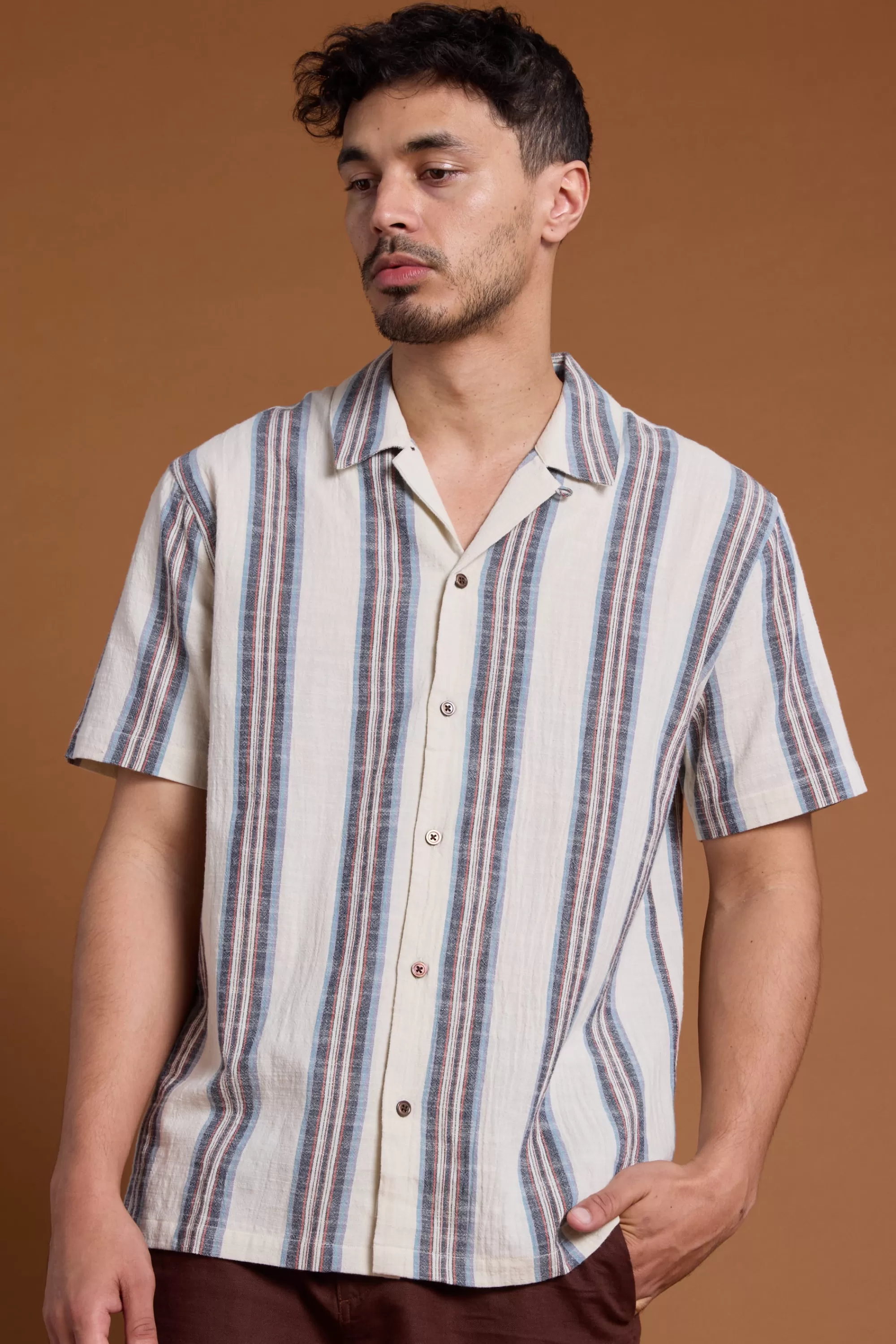 Barkers Casual Shirts | Casual Shirts^Lipton Stripe Cuban Shirt