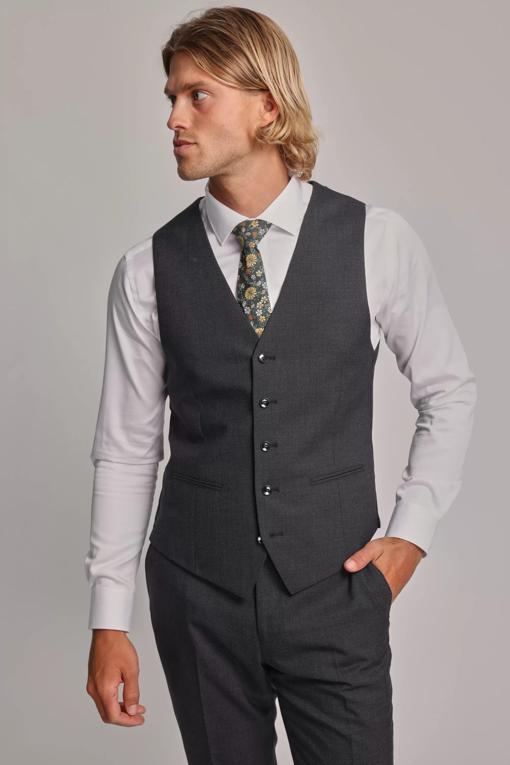 Barkers Waistcoats | Waistcoats^Mayfair ZQ Waistcoat CHARCOAL