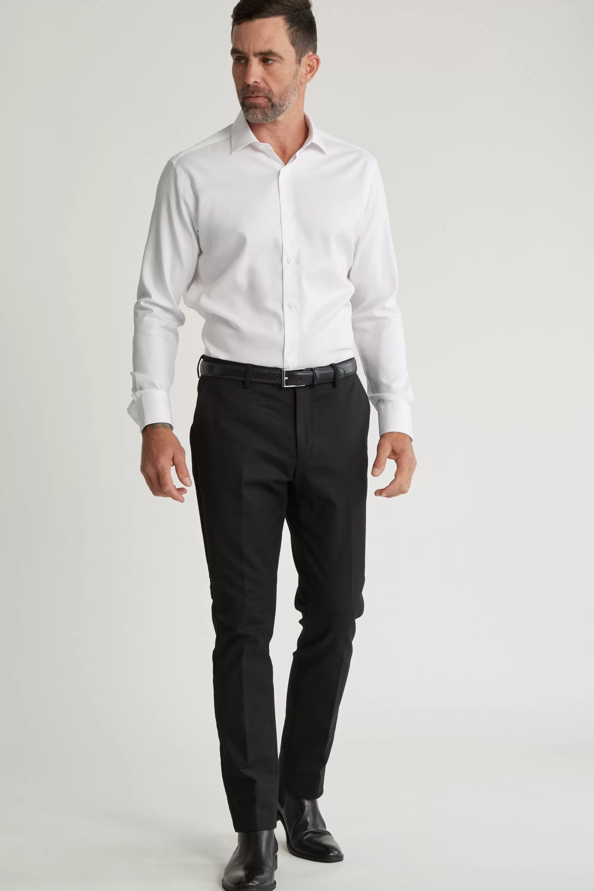 Barkers Tailored Fit Shirts | Tailored Fit Shirts^Mexted Texture Shirt - Tailored Fit