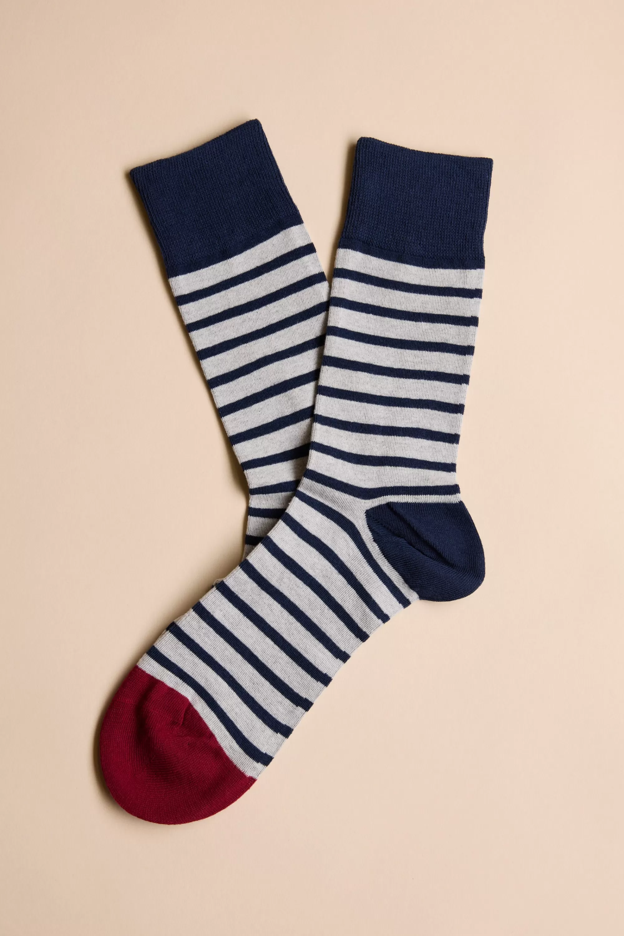 Barkers Socks | Socks^Mojave Stripe Sock STEEL