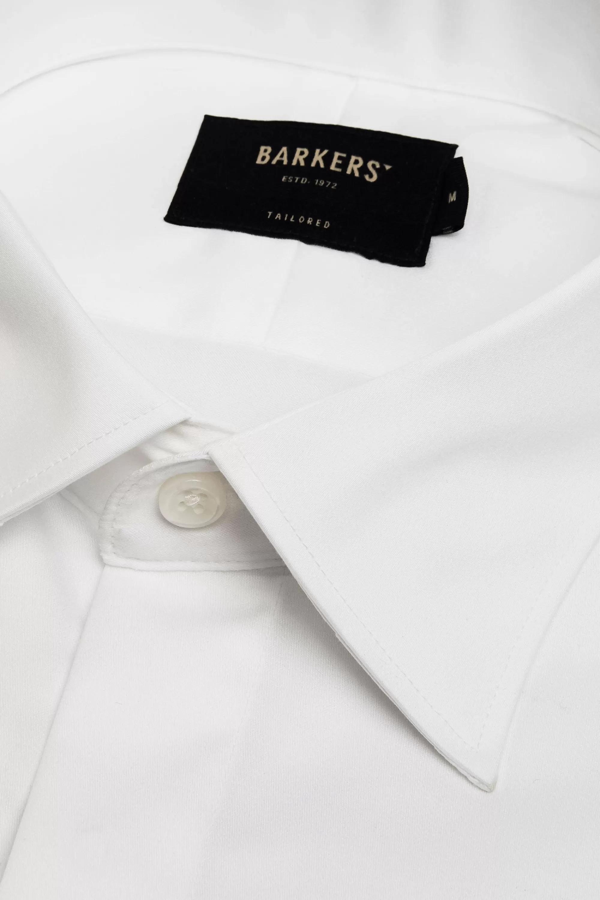 Barkers Tailored Fit Shirts | Tailored Fit Shirts^Nelson White Shirt