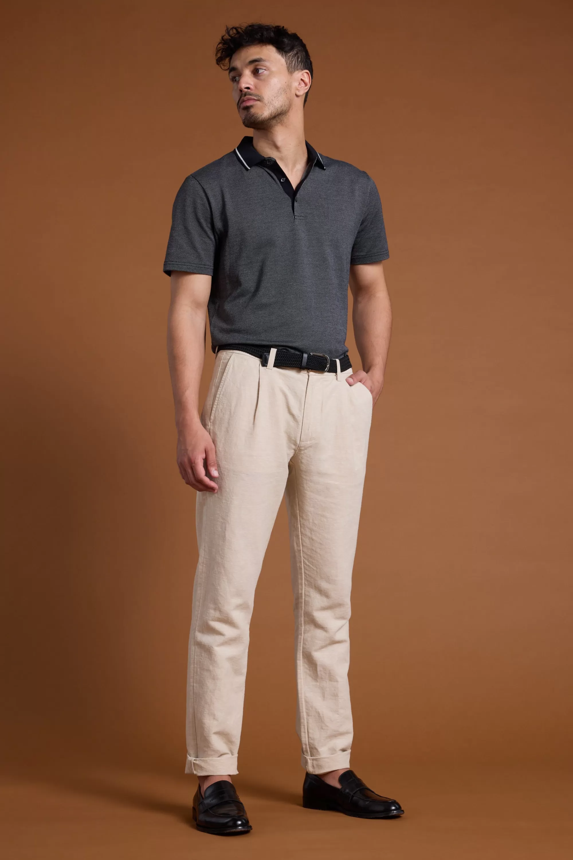 Barkers Tapered & Slim Fit Pants | Dress Pants^Newman Linen Pants SAND