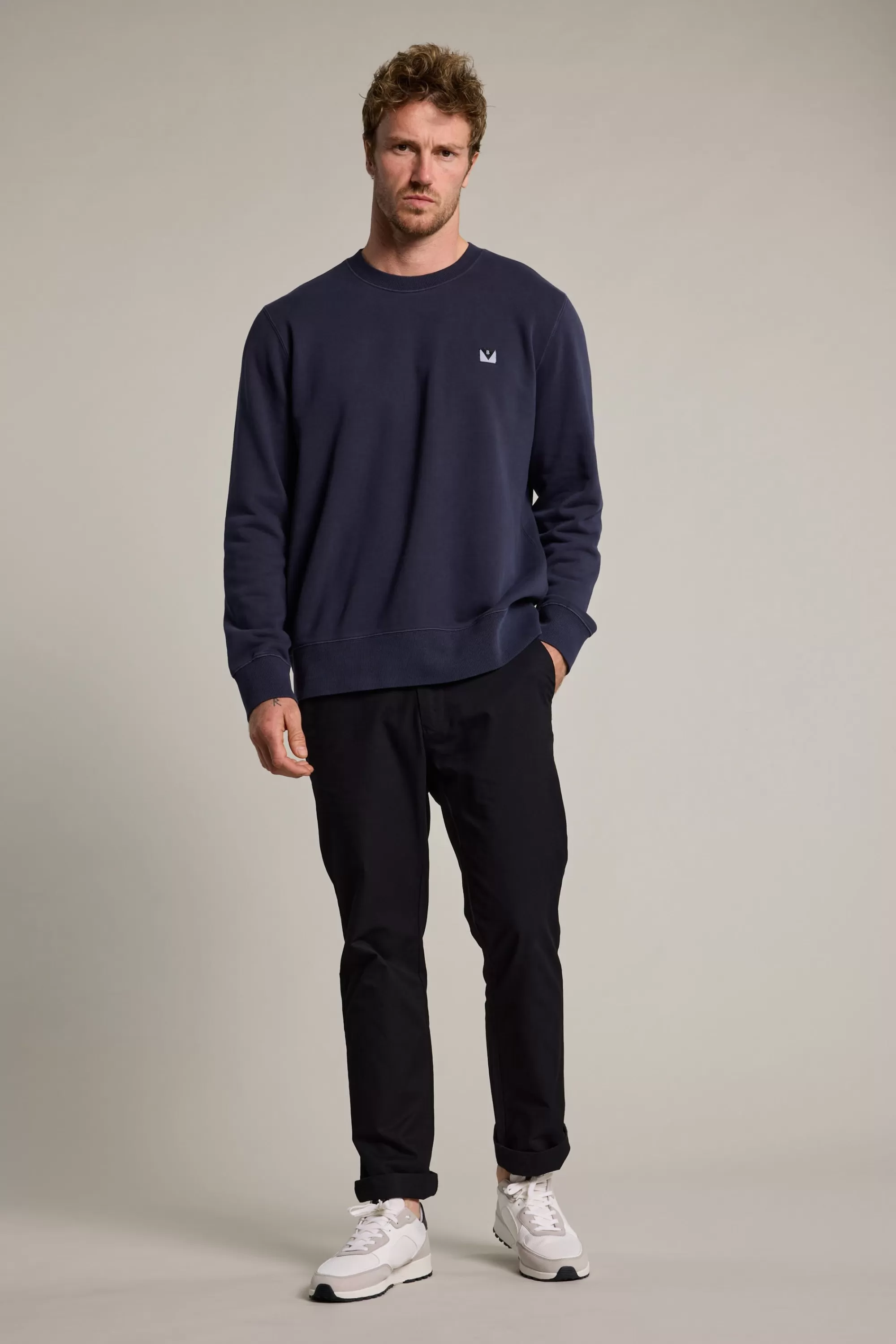 Barkers Sweatshirts & Hoodies^Newton Washed Crew INK