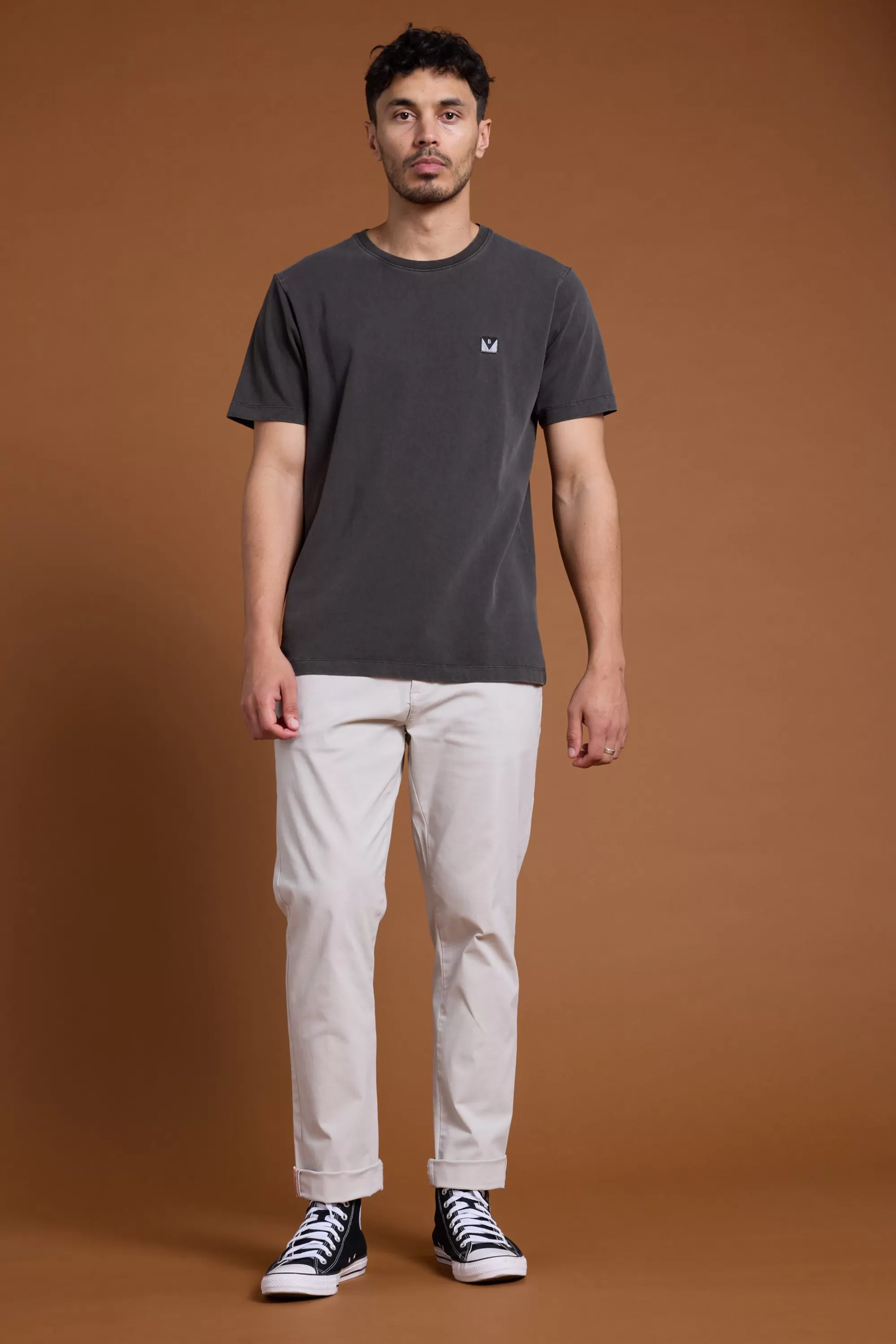 Barkers Essential Tees^Newton Washed Tee WASHED BLACK