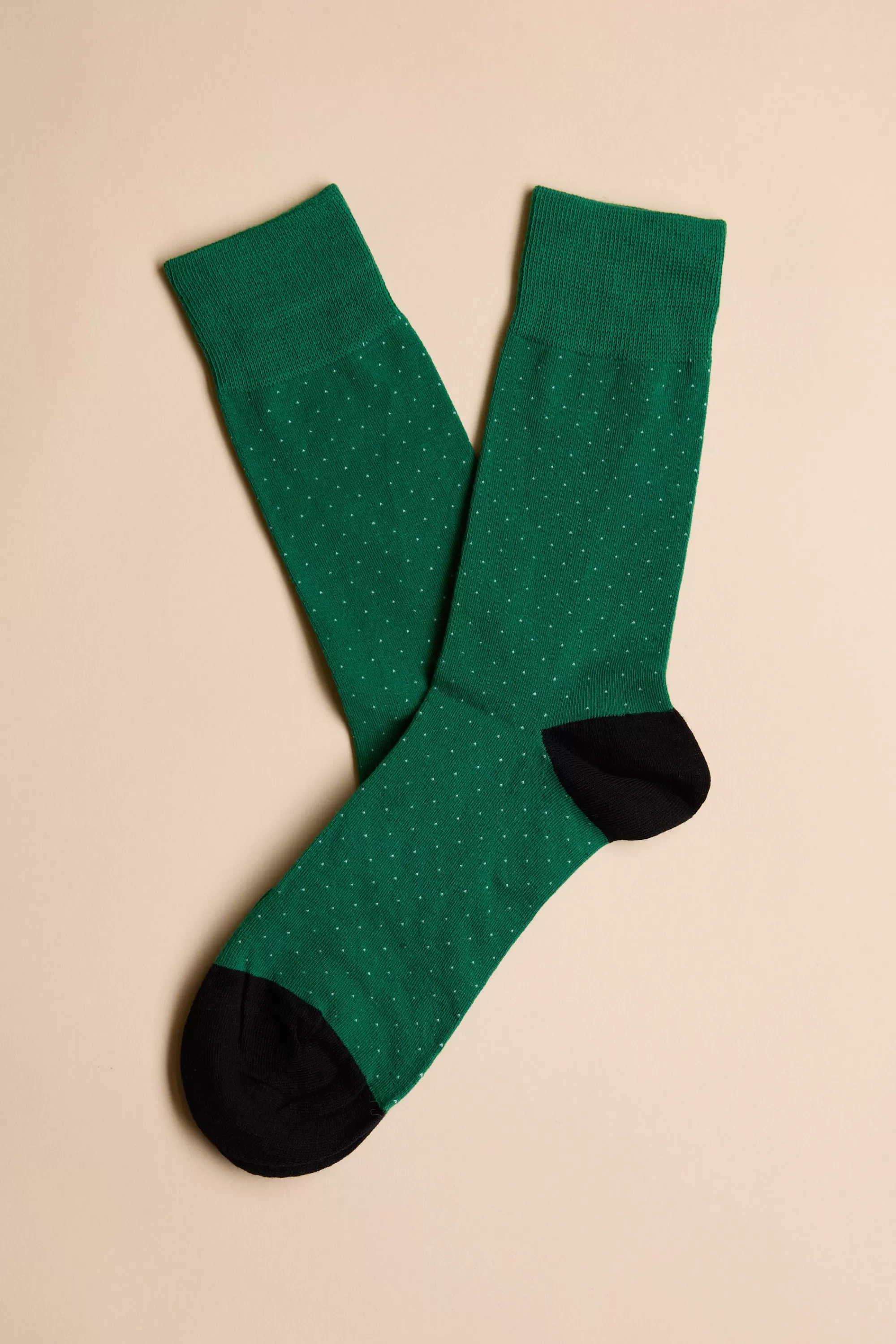 Barkers Socks | Socks^Nicolas Pin Dot Sock GREEN