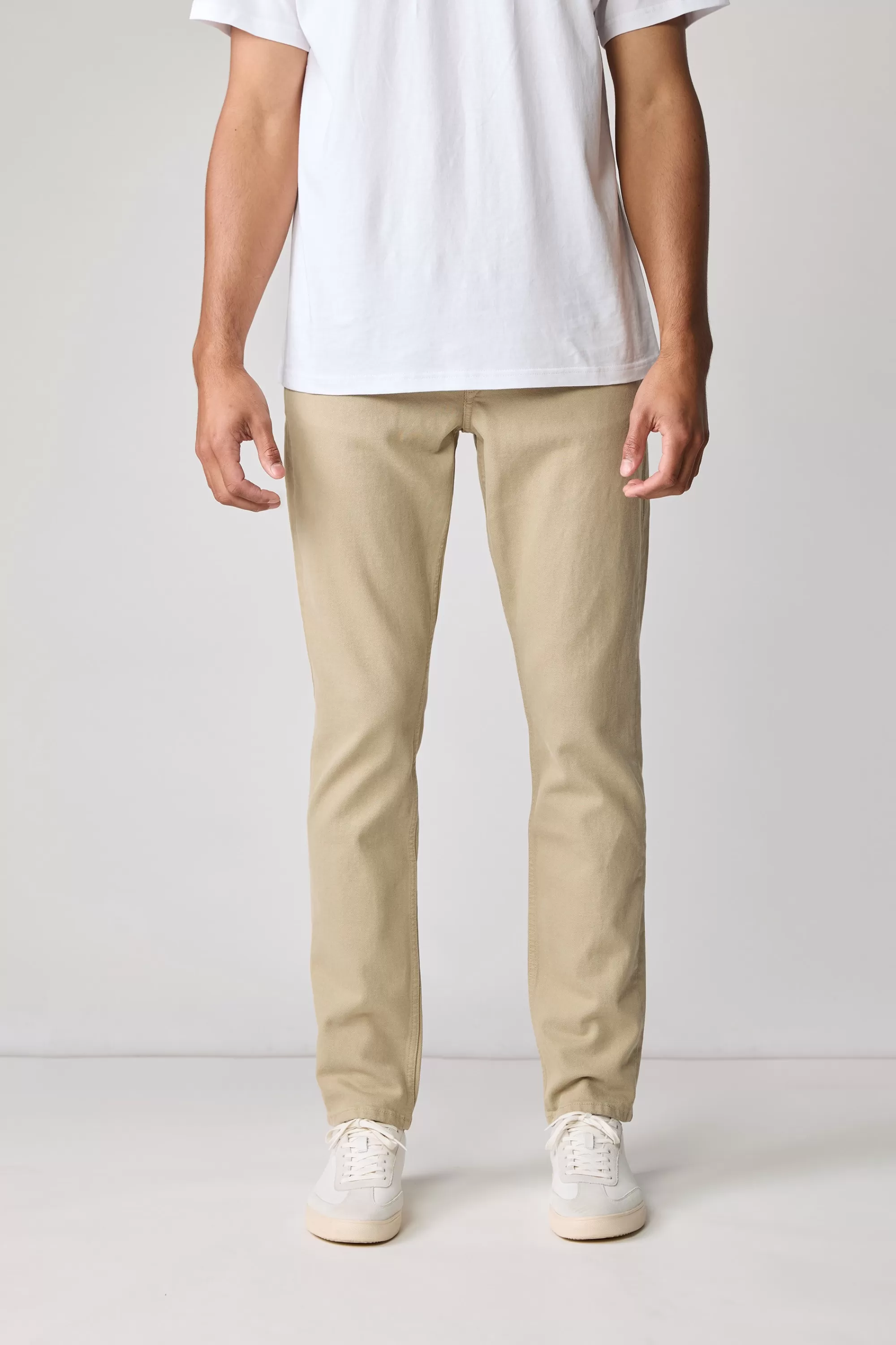 Barkers Tapered Fit Jeans | Slim Fit Jeans^Nomad Taper Coloured Jeans TAUPE