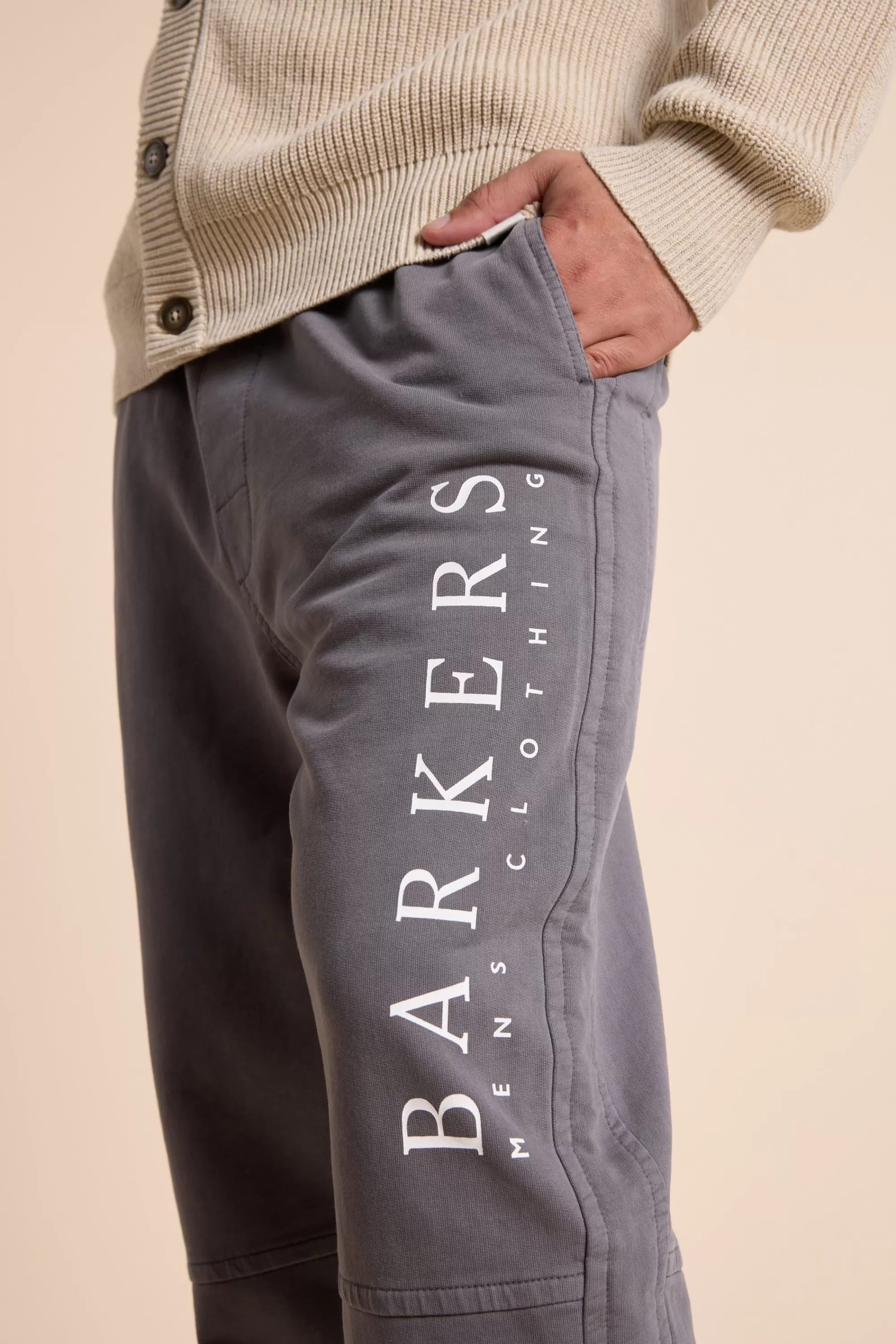 Barkers Barkers Track Pants | Track Pants^Organic Classic Print Track Pants CARBON