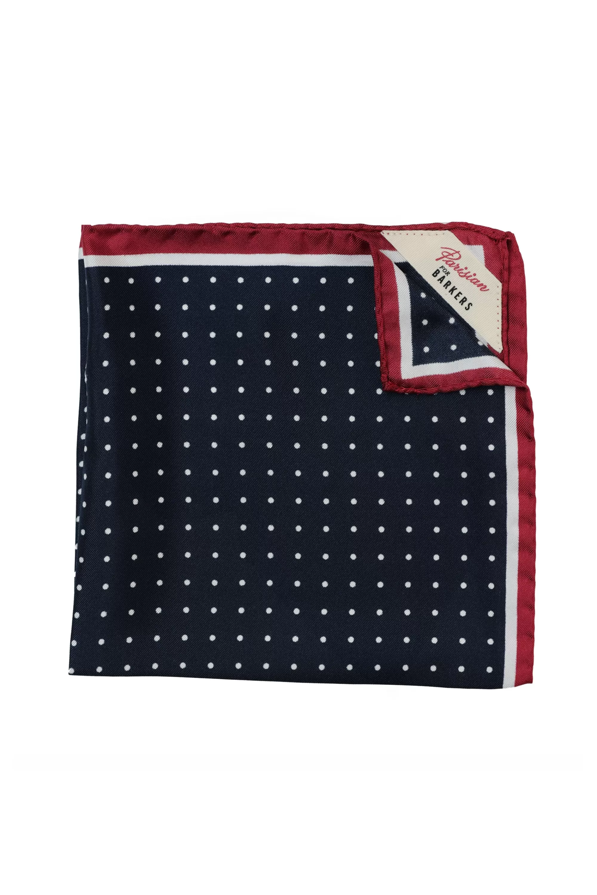 Barkers Suiting Accessories | Pocket Squares^Parisian Dot Silk Pocket Square