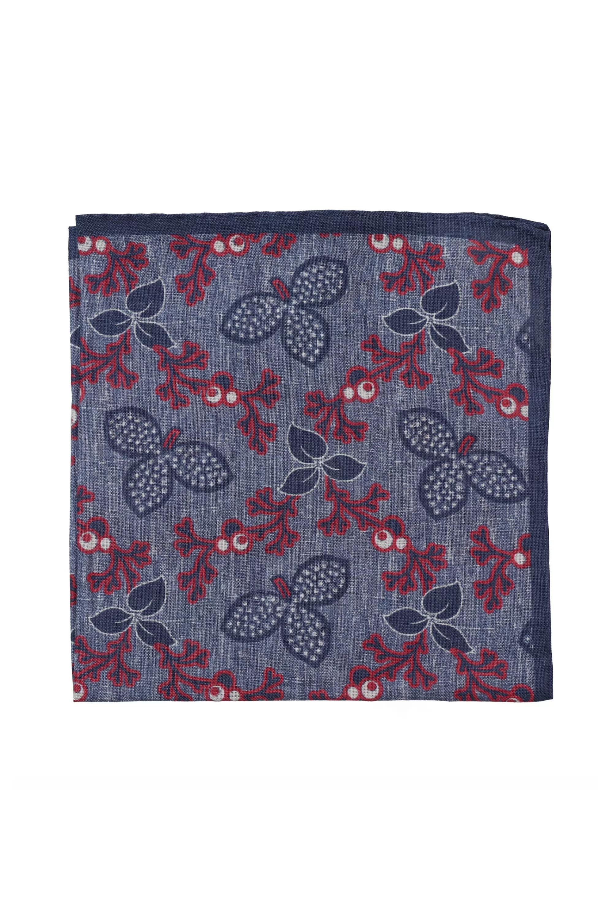 Barkers Suiting Accessories | Pocket Squares^Parisian Floral Linen Pocket Square