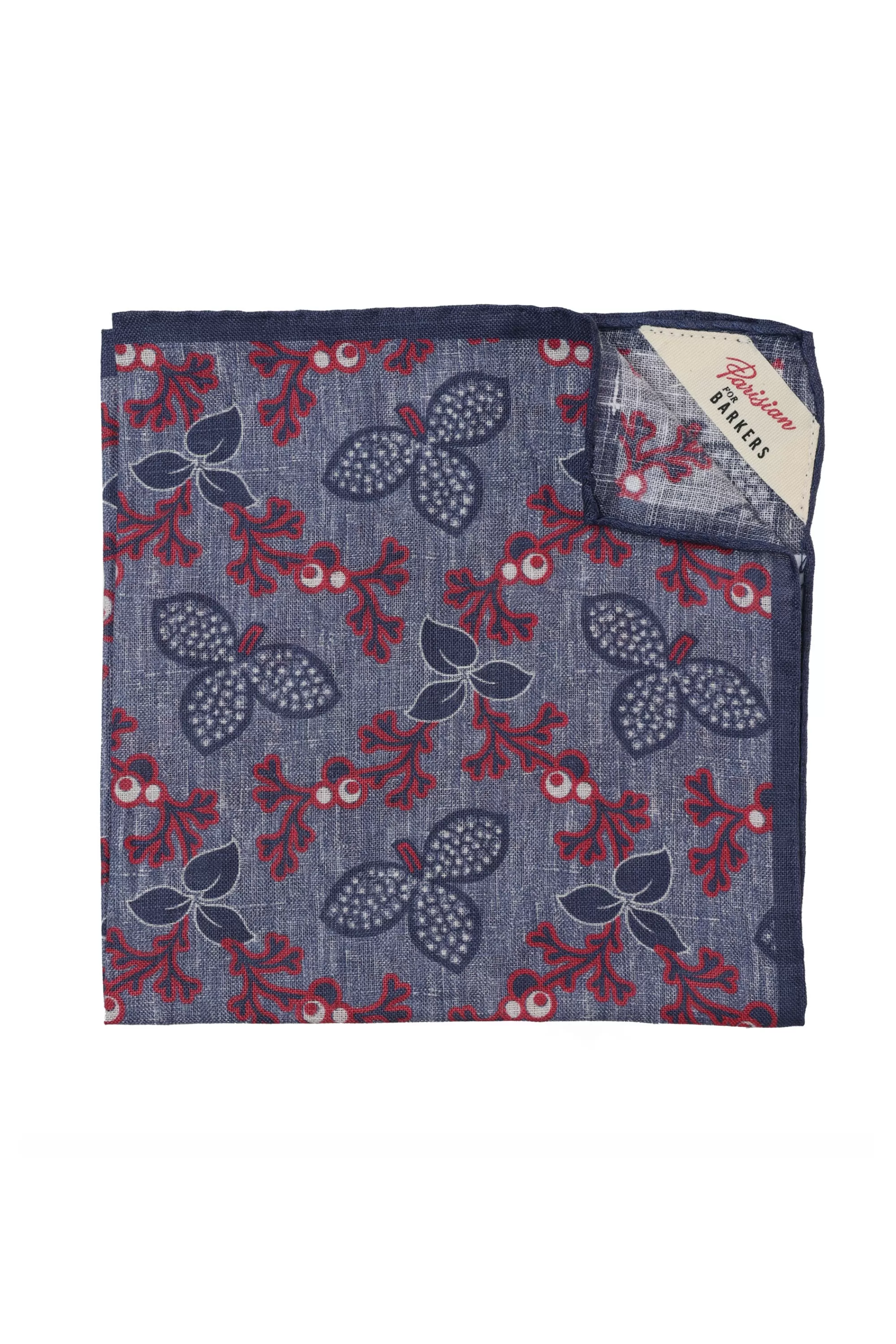 Barkers Suiting Accessories | Pocket Squares^Parisian Floral Linen Pocket Square