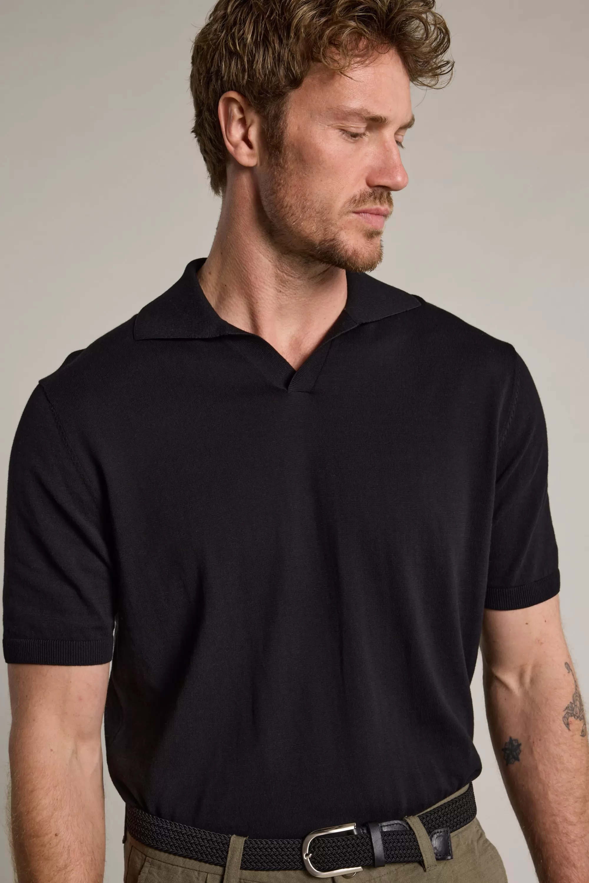 Barkers Polos | Polo Shirts^Parkway Cotton Knitted Polo Shirt BLACK