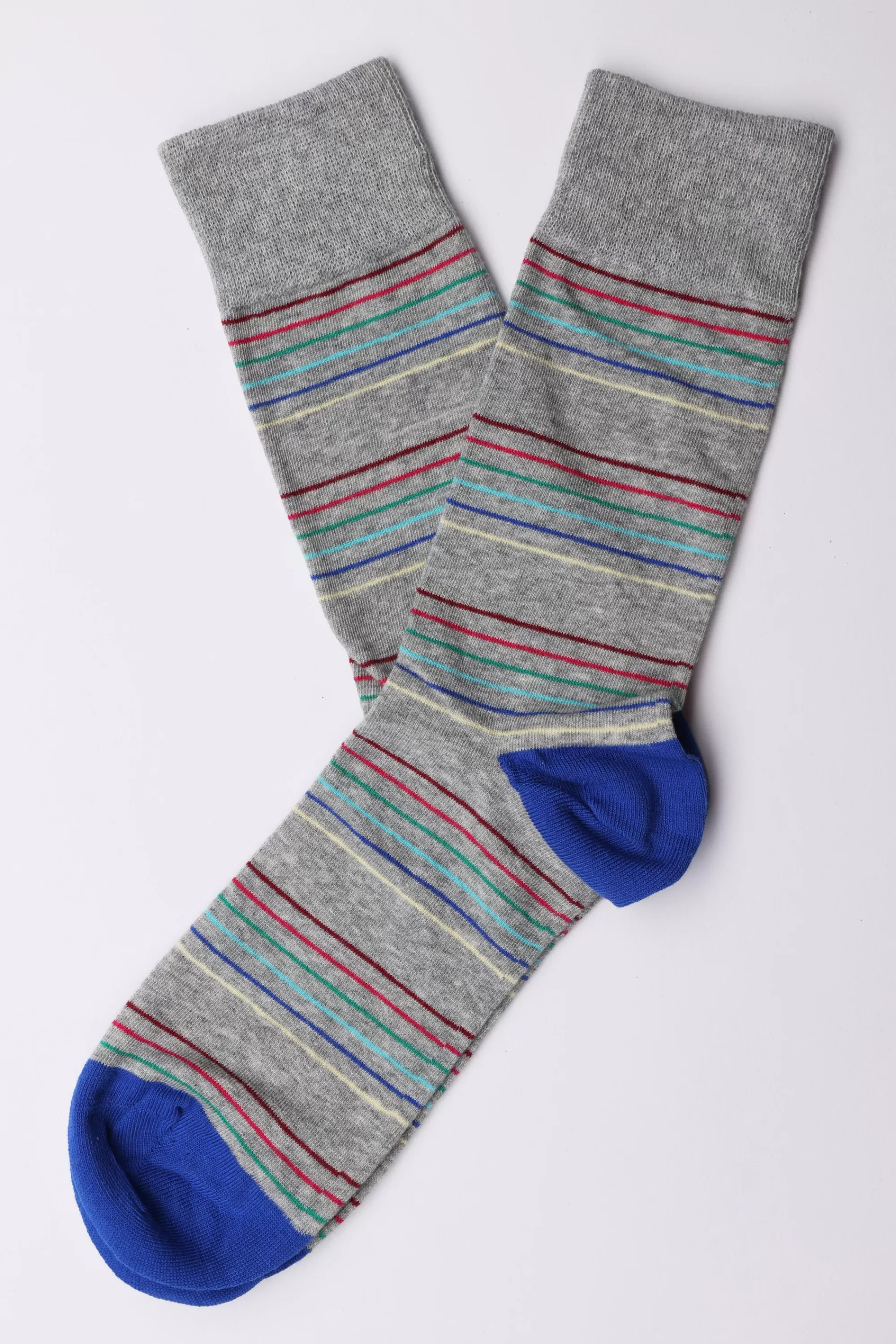 Barkers Socks | Socks^Preston Bright Pinstripe Sock