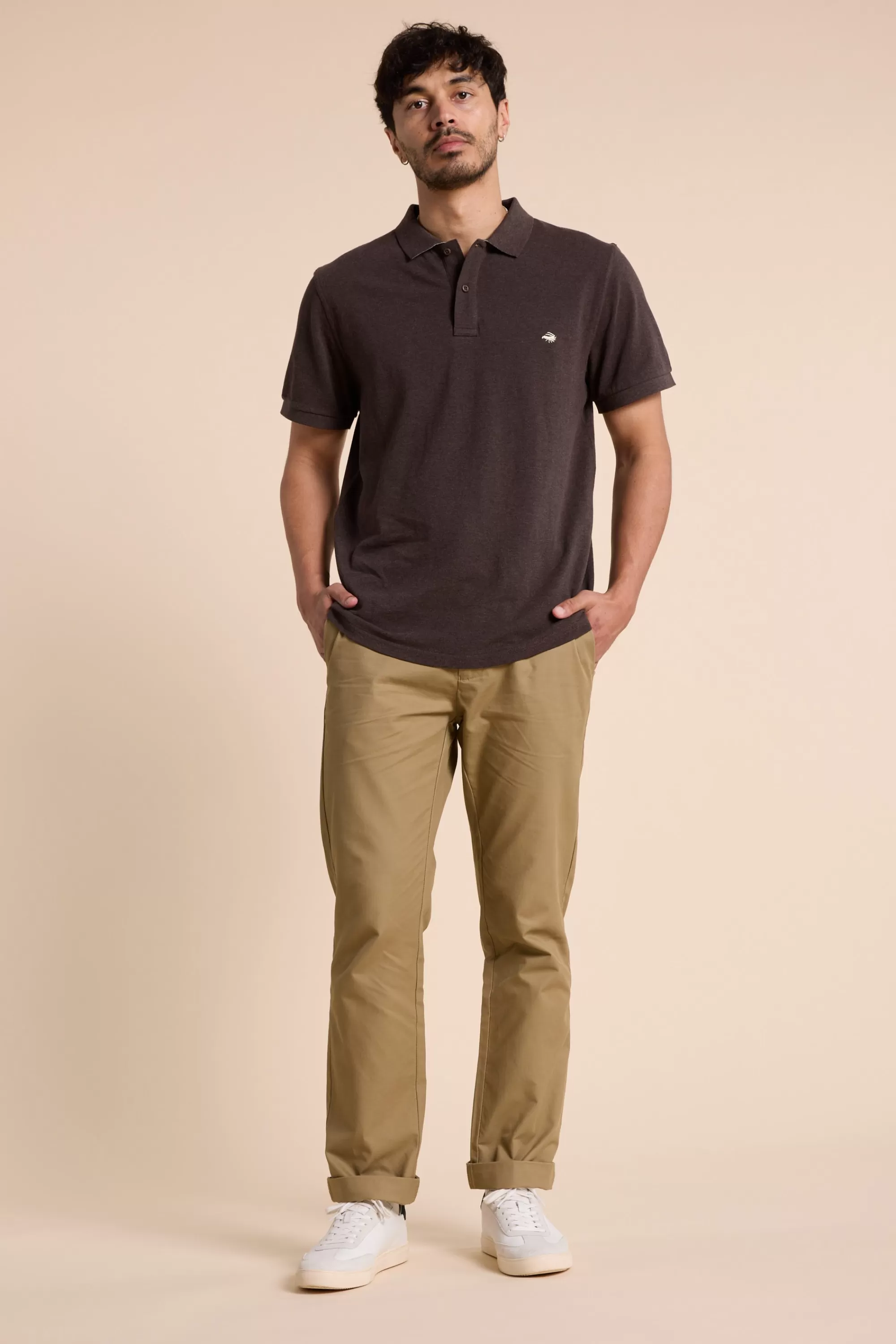 Barkers Polos | Polo Shirts^Regent Pique Polo BROWN MARL