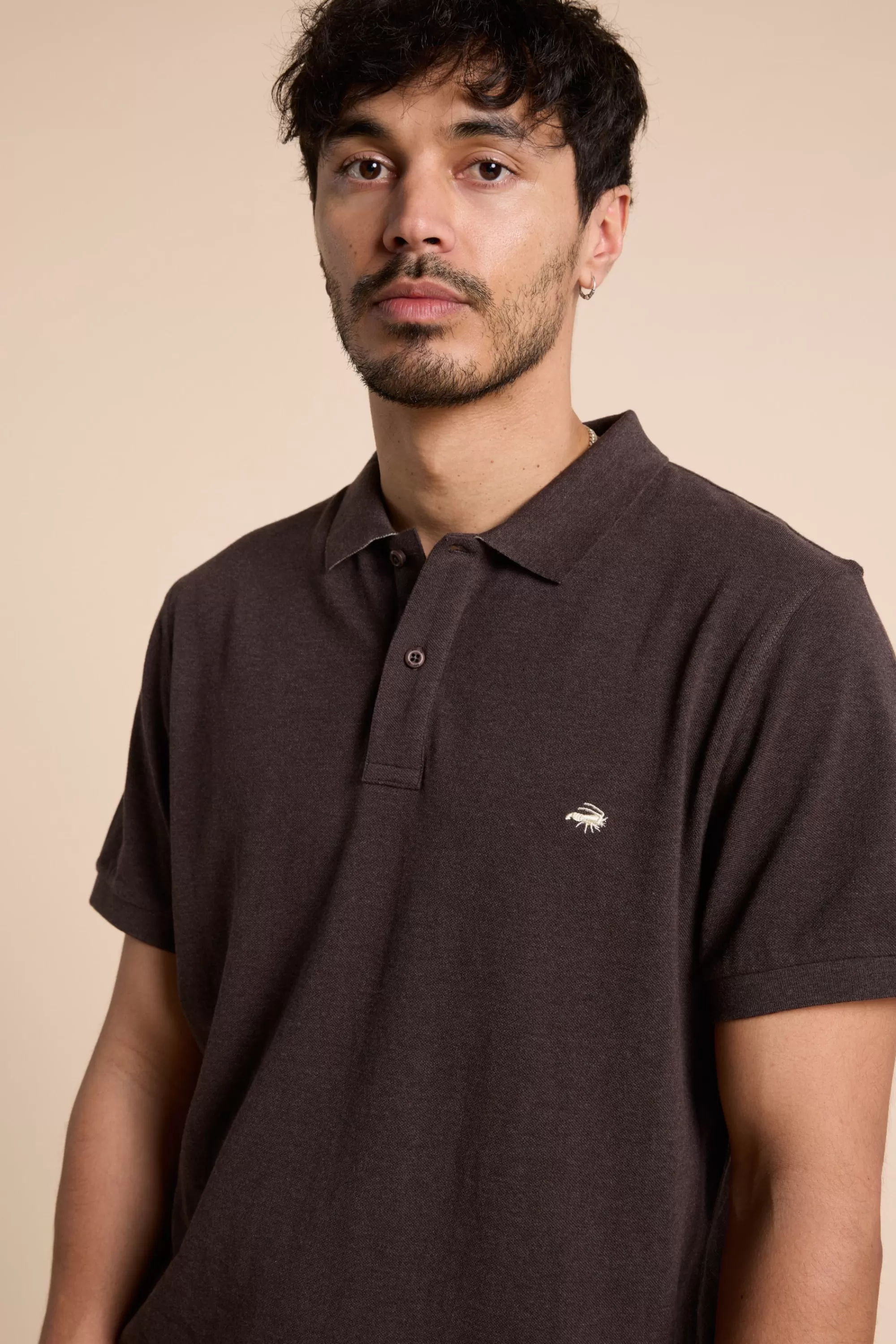 Barkers Polos | Polo Shirts^Regent Pique Polo BROWN MARL